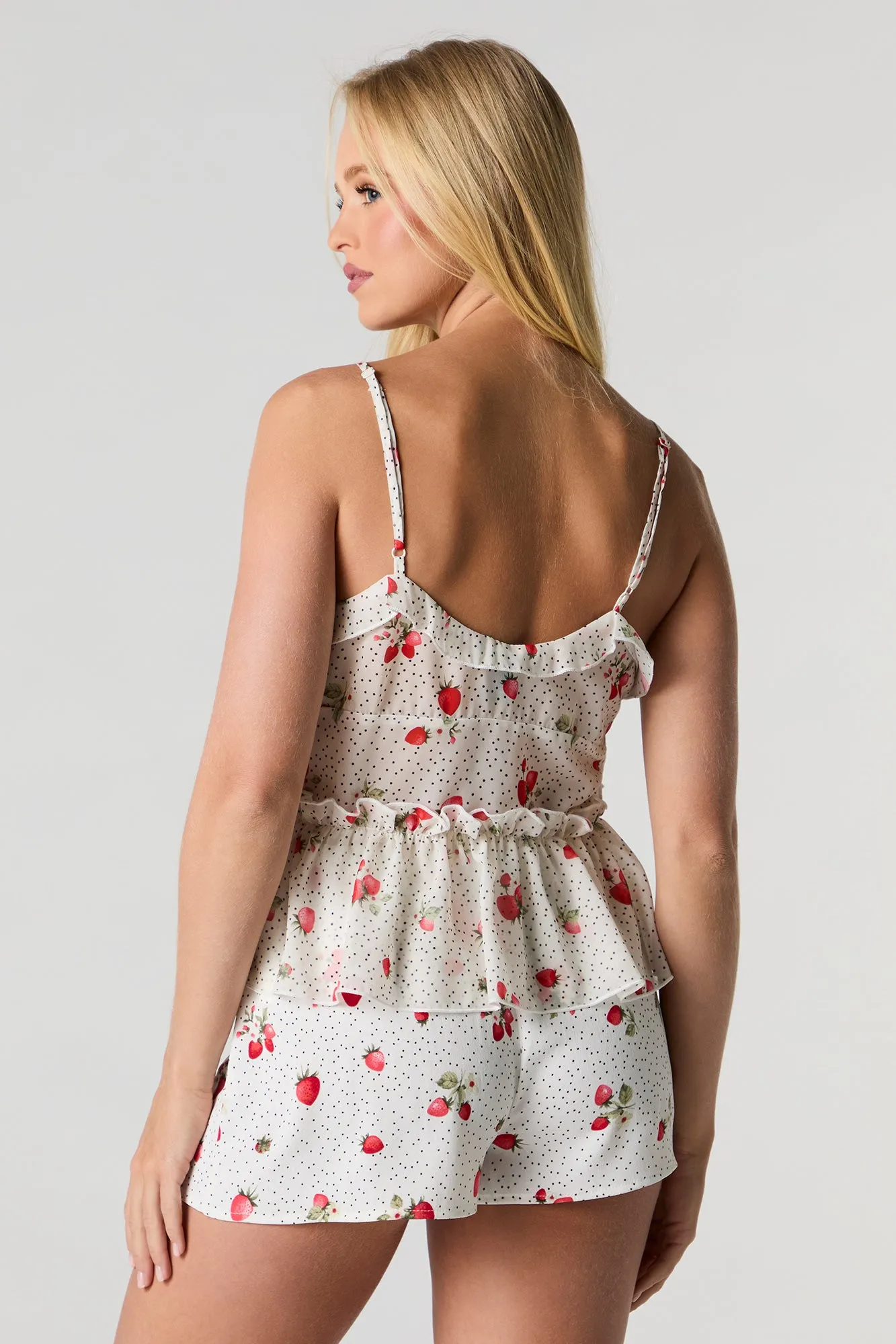 Chiffon Drawstring Short