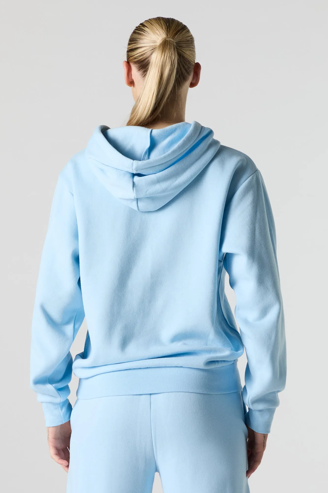 City Embroidered Fleece Hoodie