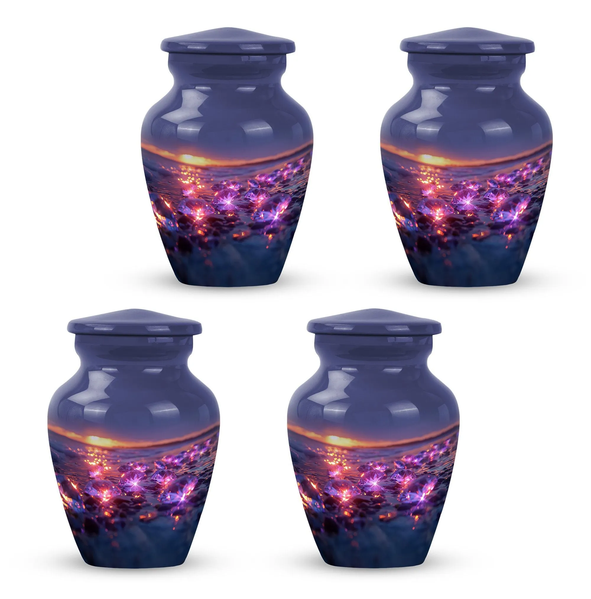 Classic Diamond Cremation Urn – A Commemorative Tribute