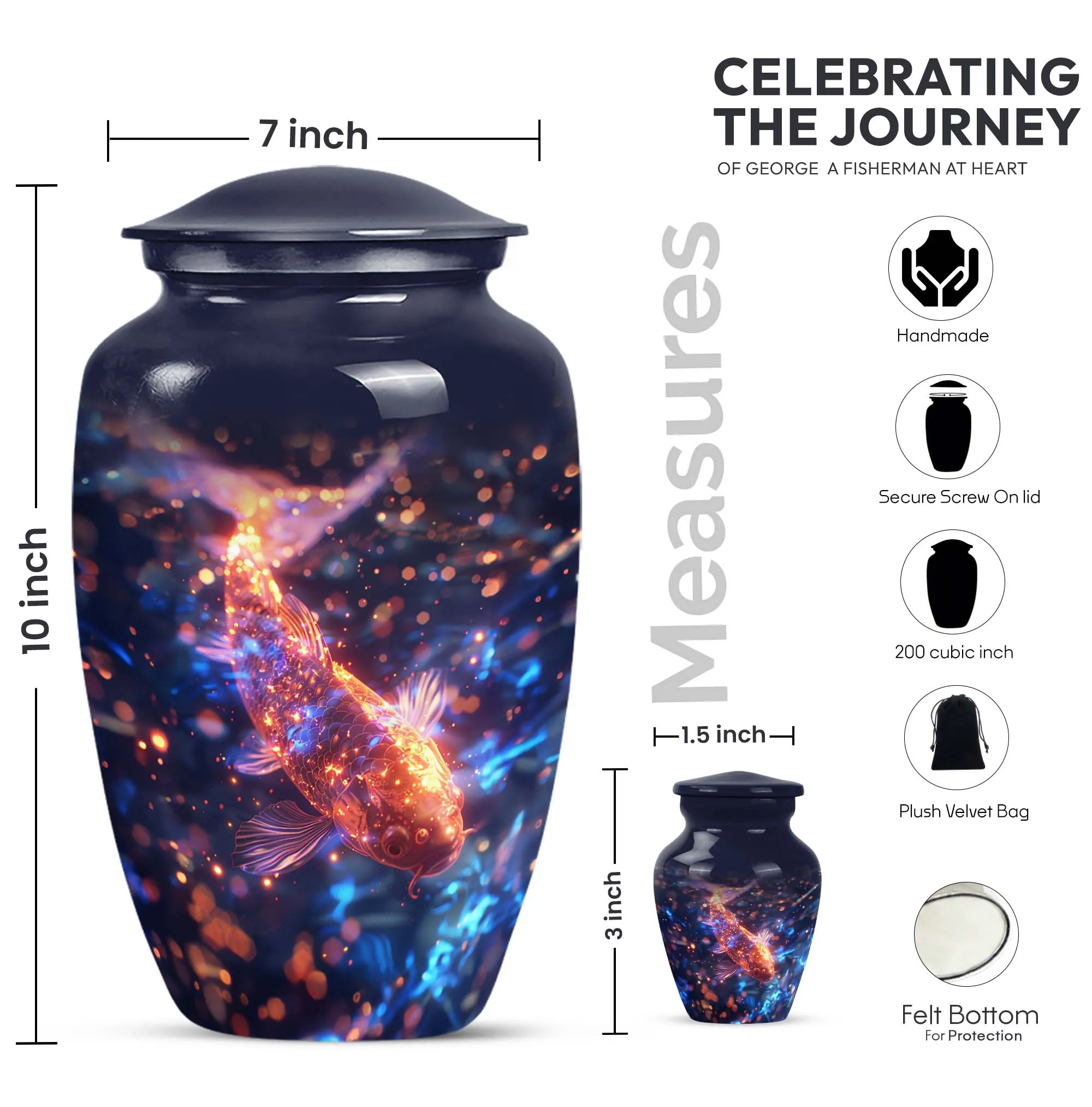 Classic Fish Urn – A Touching Way to Remember Your Loved ones