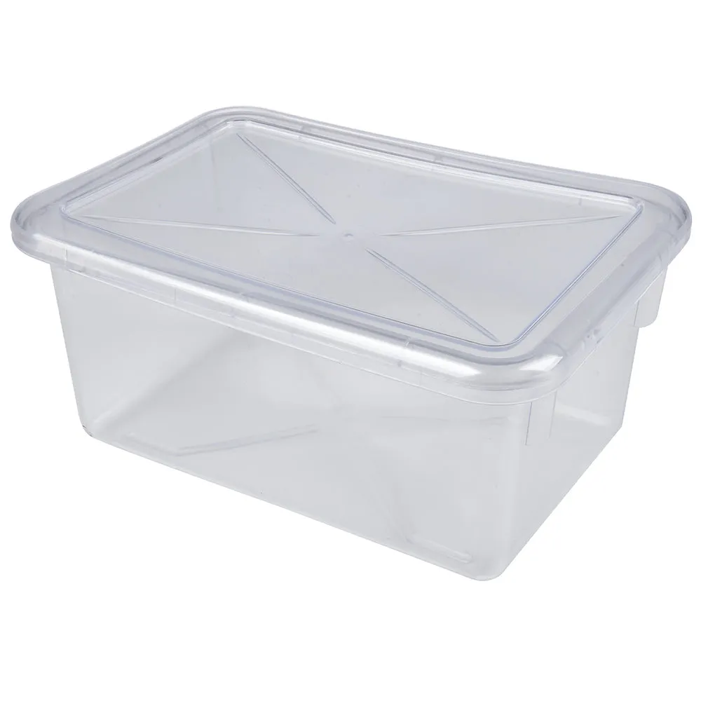 Clear Tough Tote | Durable Classroom Storage Bin