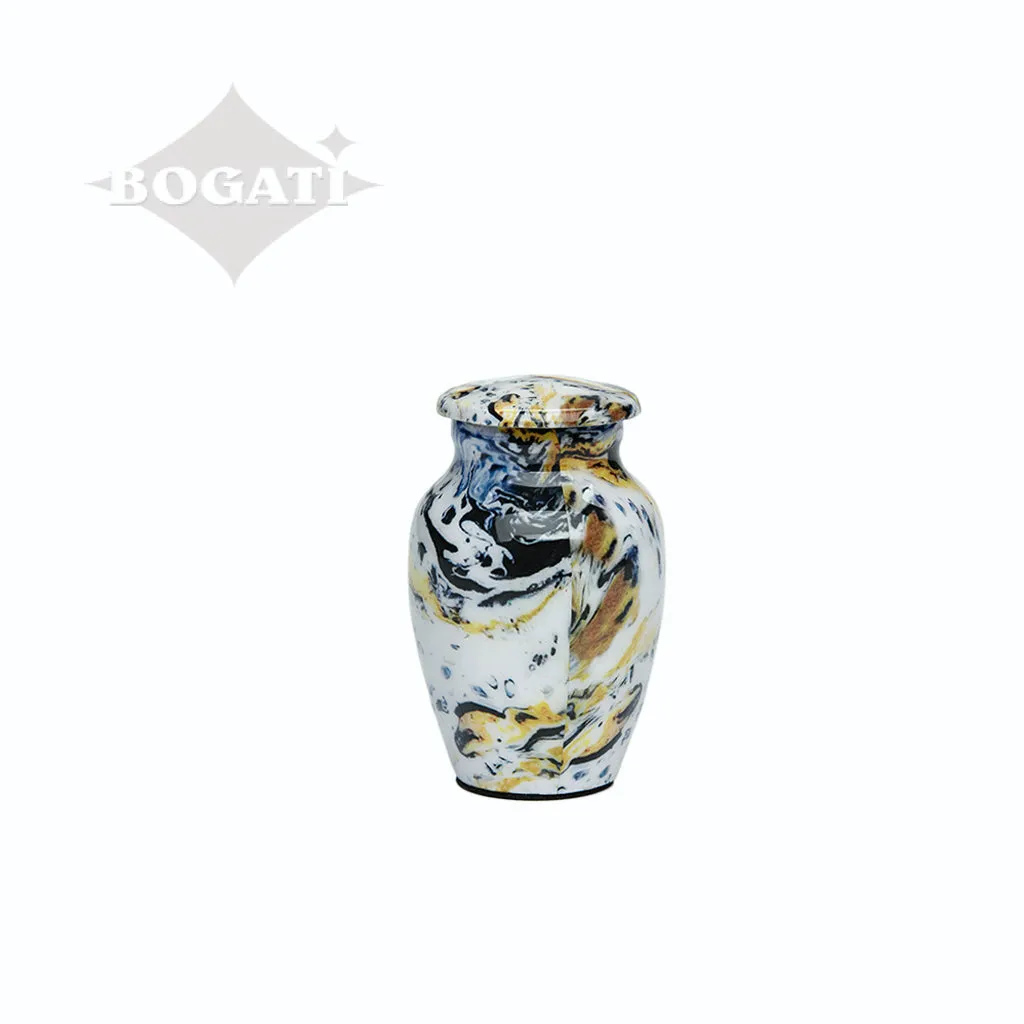 CLEARANCE - KEEPSAKE Classic Alloy Urn -9004-  Venetian Blue Swirl - Pack of 10
