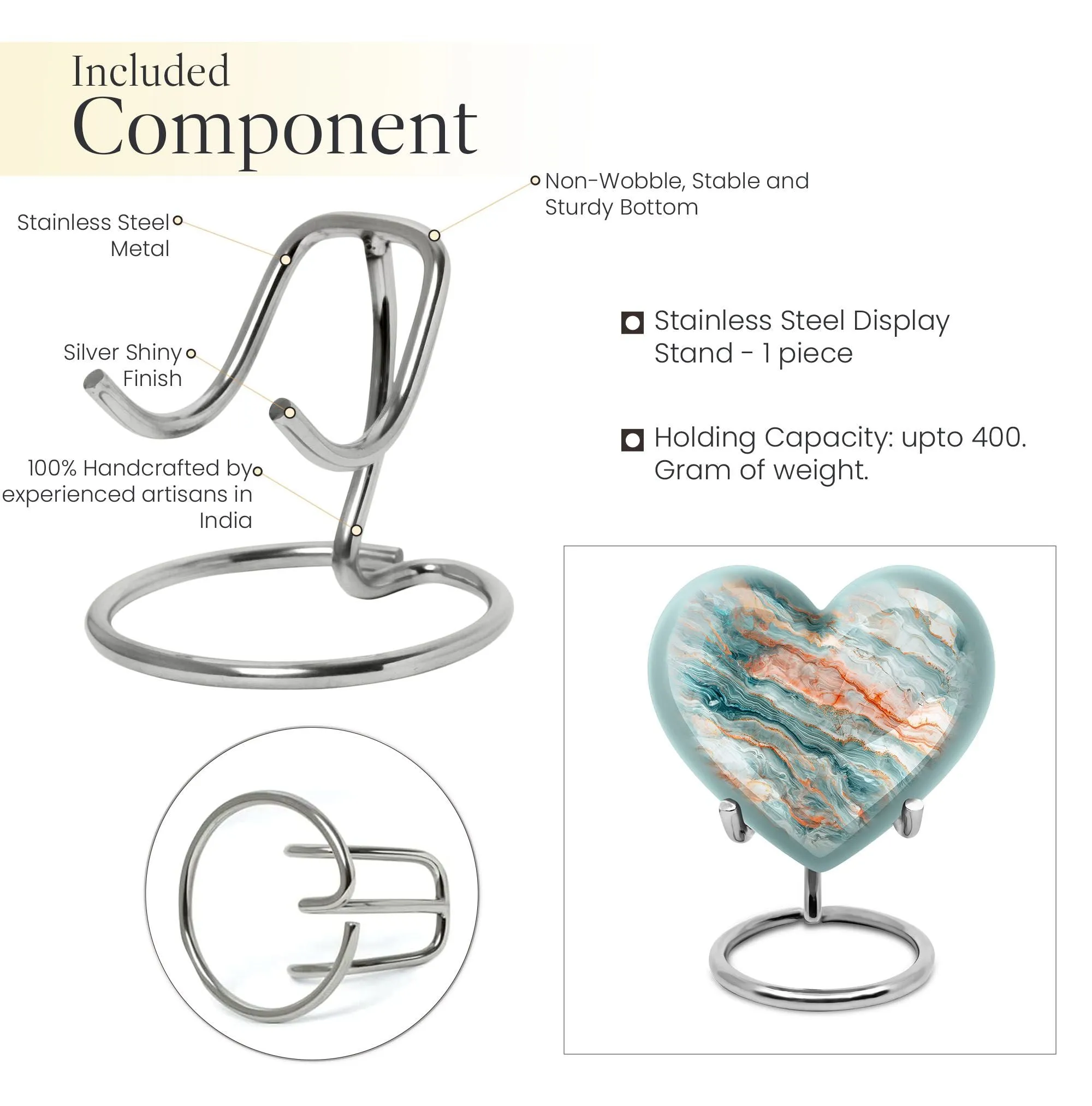 Colourful Swirl Remembrance: A Customizable Memorial Urn