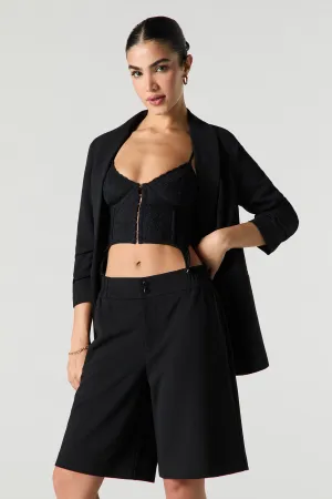 Crepe Bermuda Short