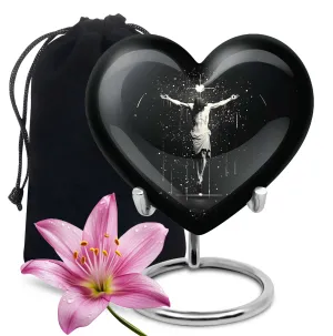 Cross Urn - Classy Funeral Urn for Women Embracing Memorable Life