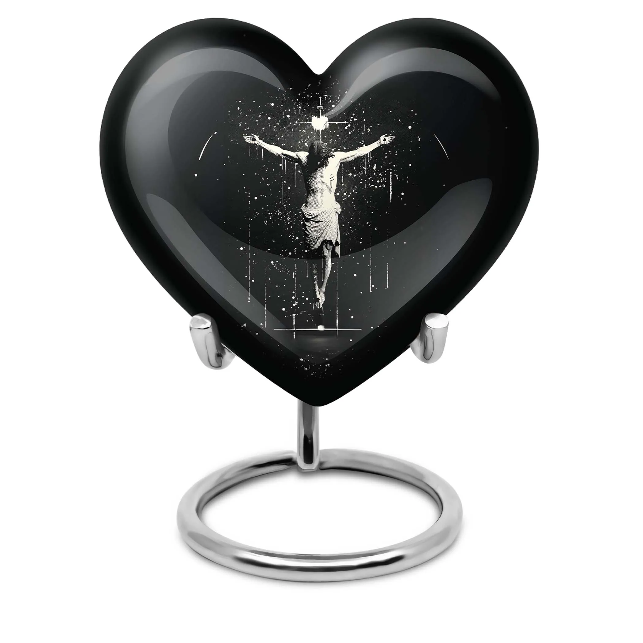 Cross Urn - Classy Funeral Urn for Women Embracing Memorable Life