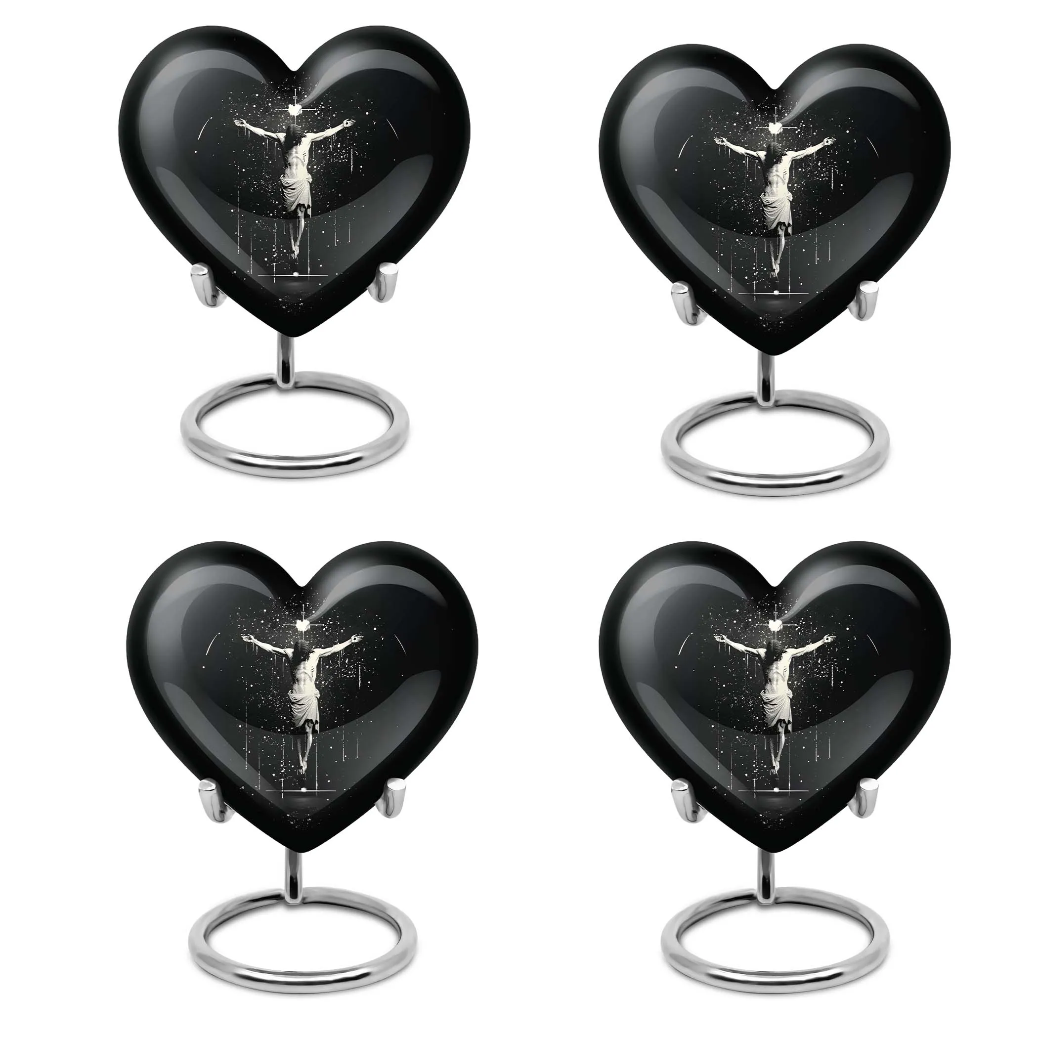 Cross Urn - Classy Funeral Urn for Women Embracing Memorable Life