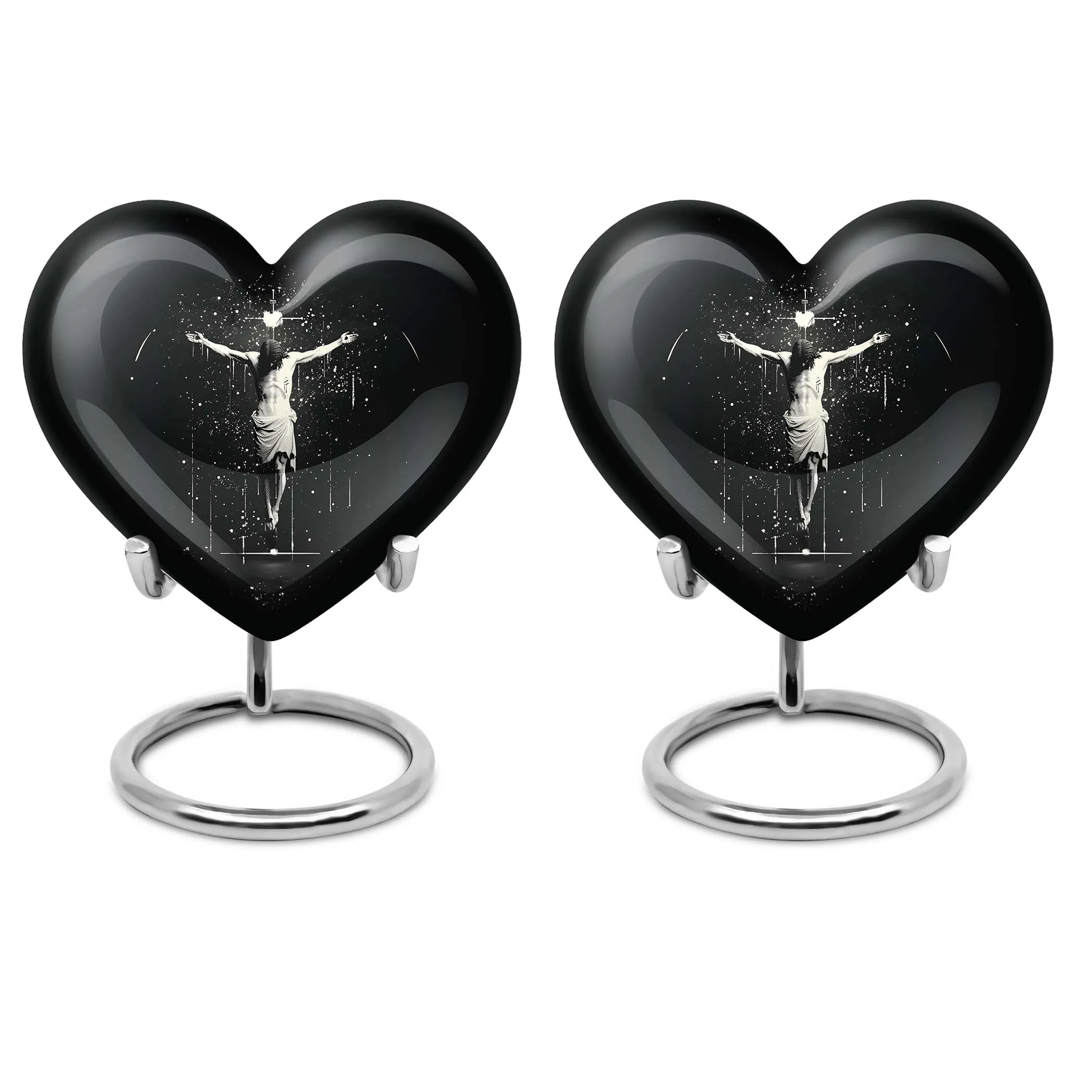 Cross Urn - Classy Funeral Urn for Women Embracing Memorable Life