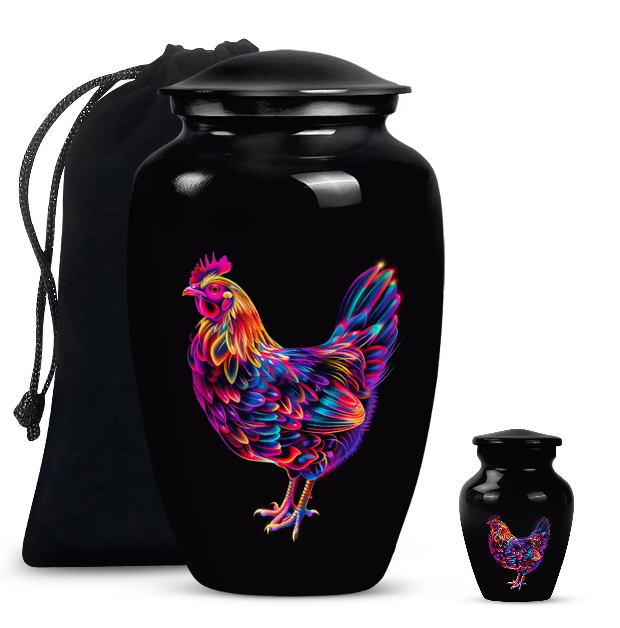 Customizable Memorial Chicken Urn for Optimal Ethereal