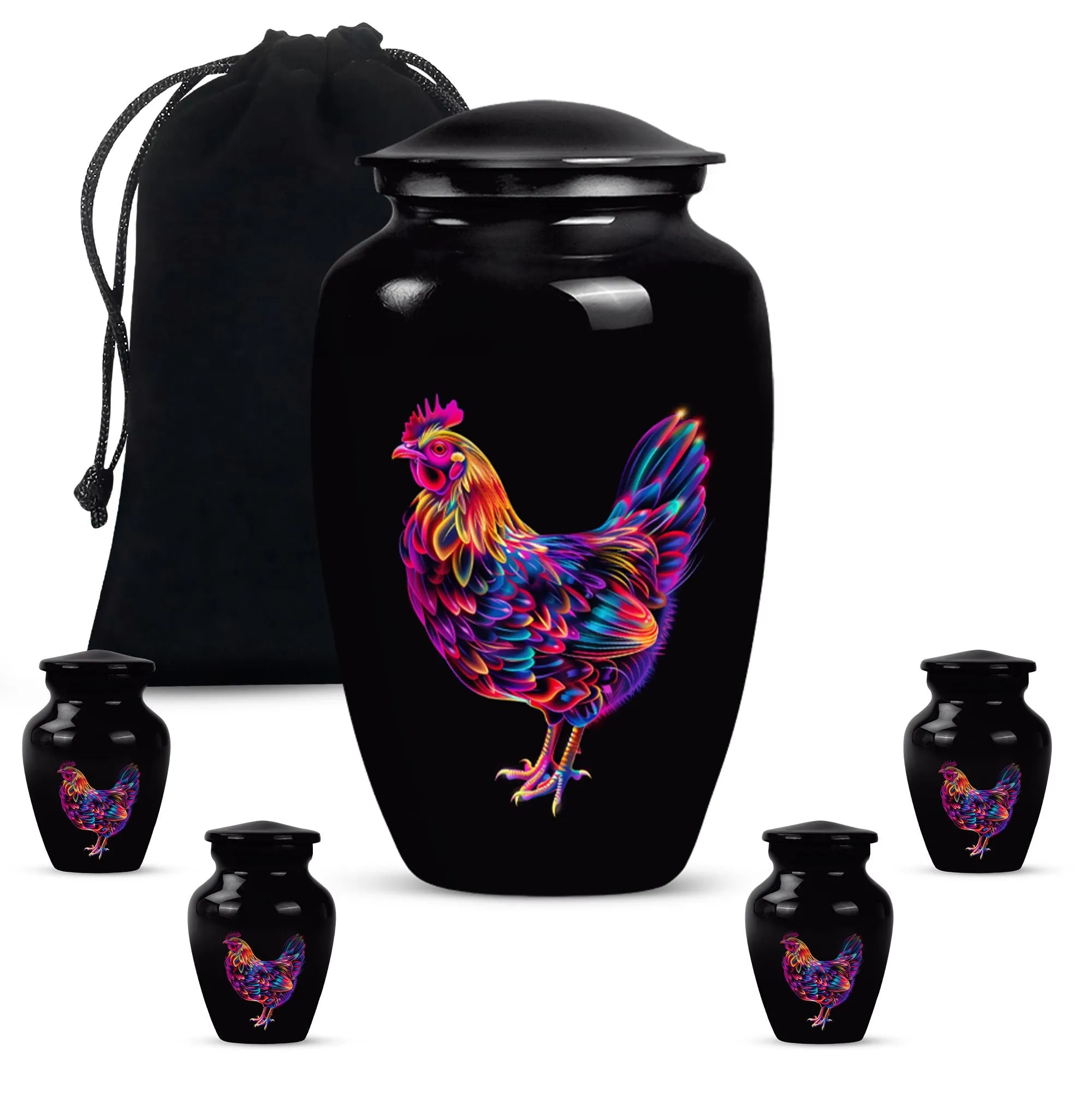 Customizable Memorial Chicken Urn for Optimal Ethereal