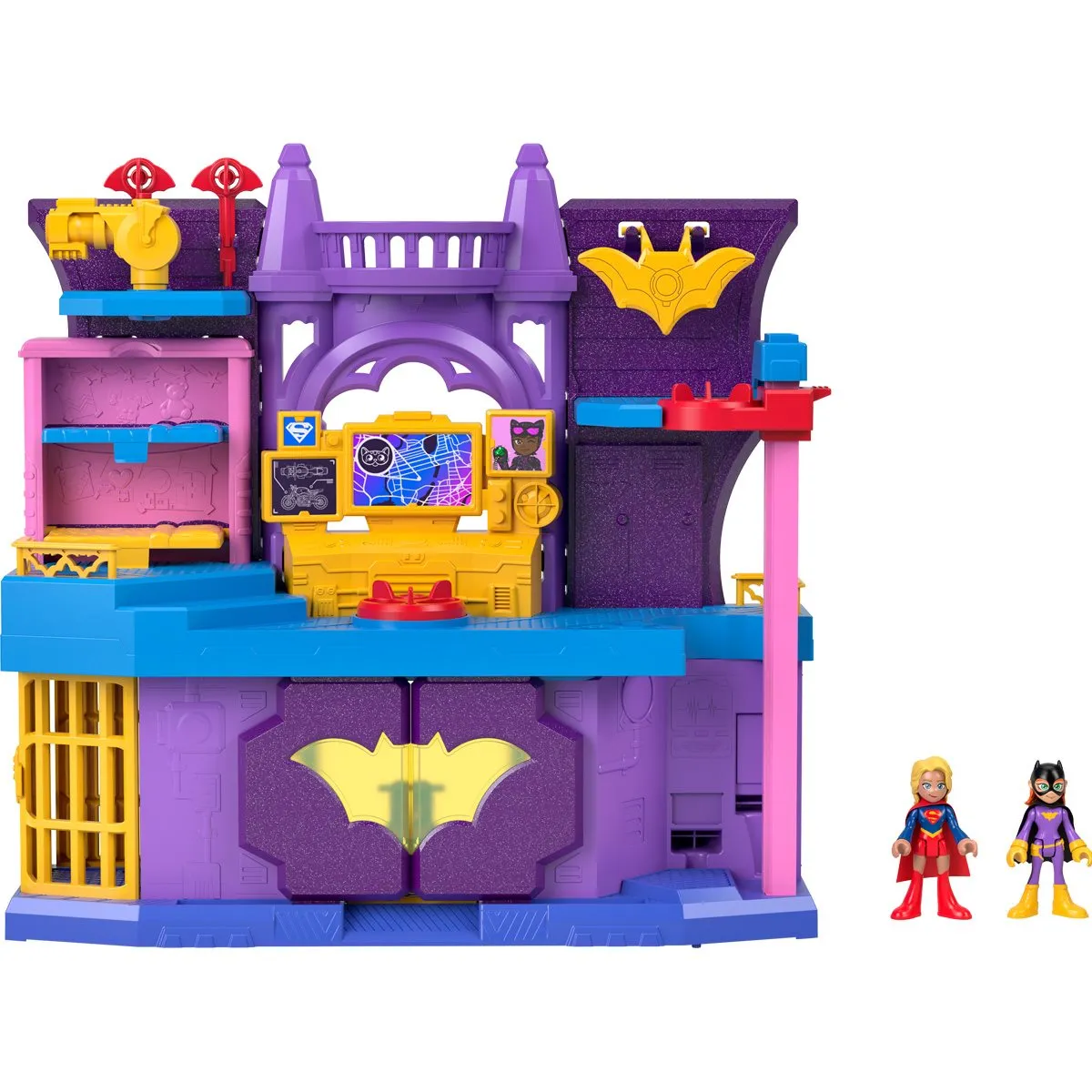 DC Comics FPHWD51 Super Friends Imaginext Batgirl Hero Hideout Playset