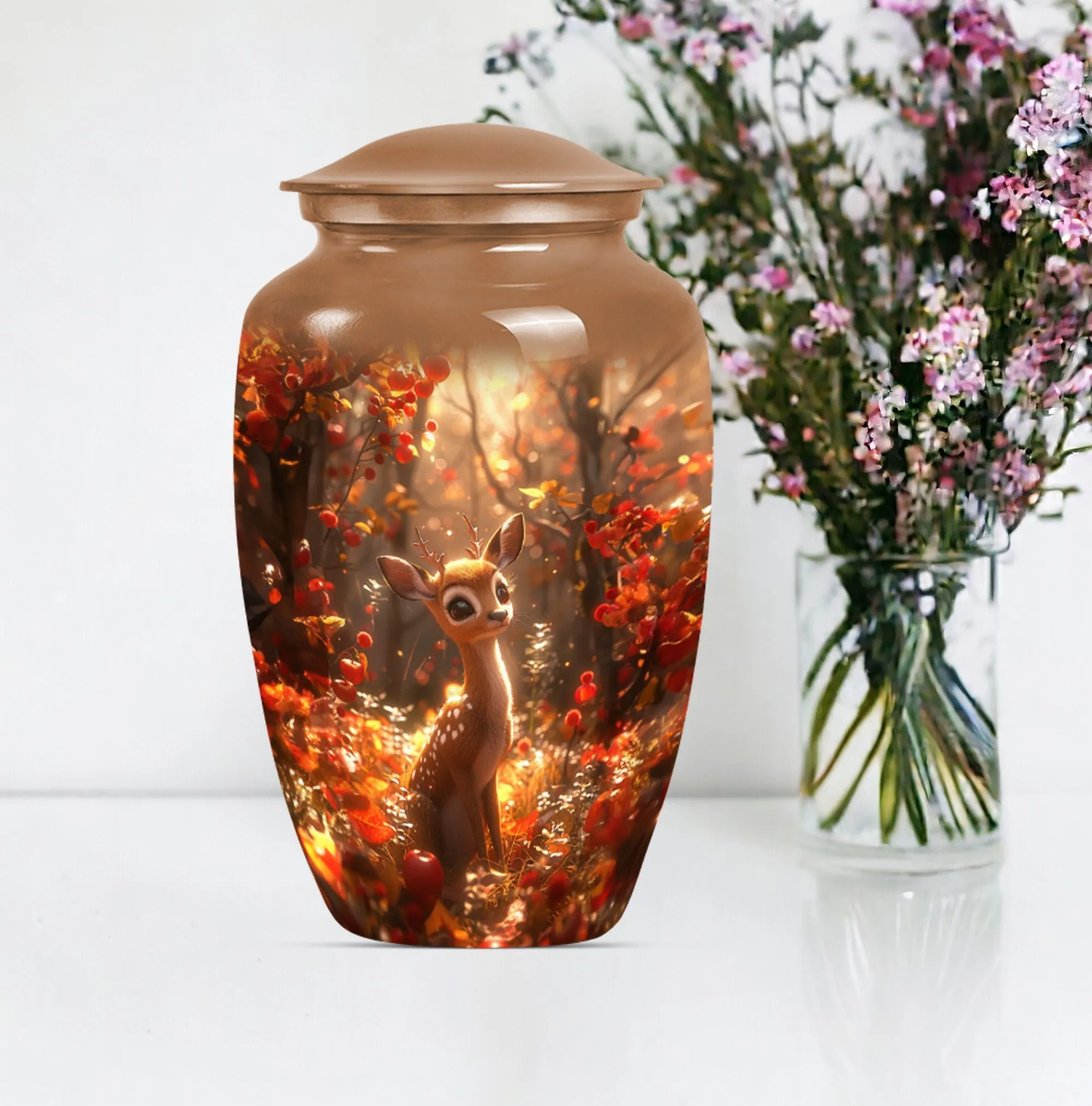 Deer Cremation Keepsake: Unforgettable Memorial Human Urn