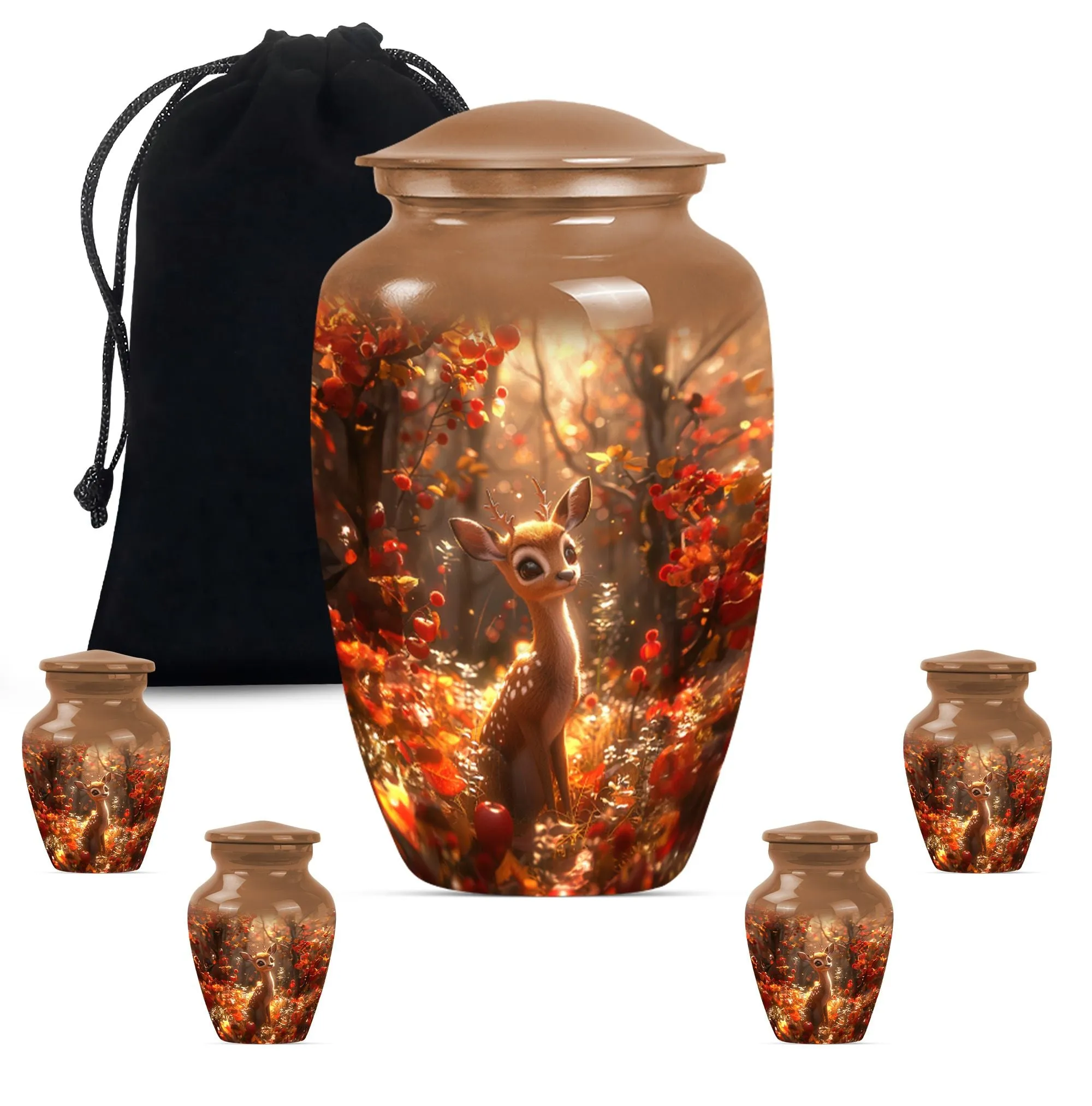 Deer Cremation Keepsake: Unforgettable Memorial Human Urn
