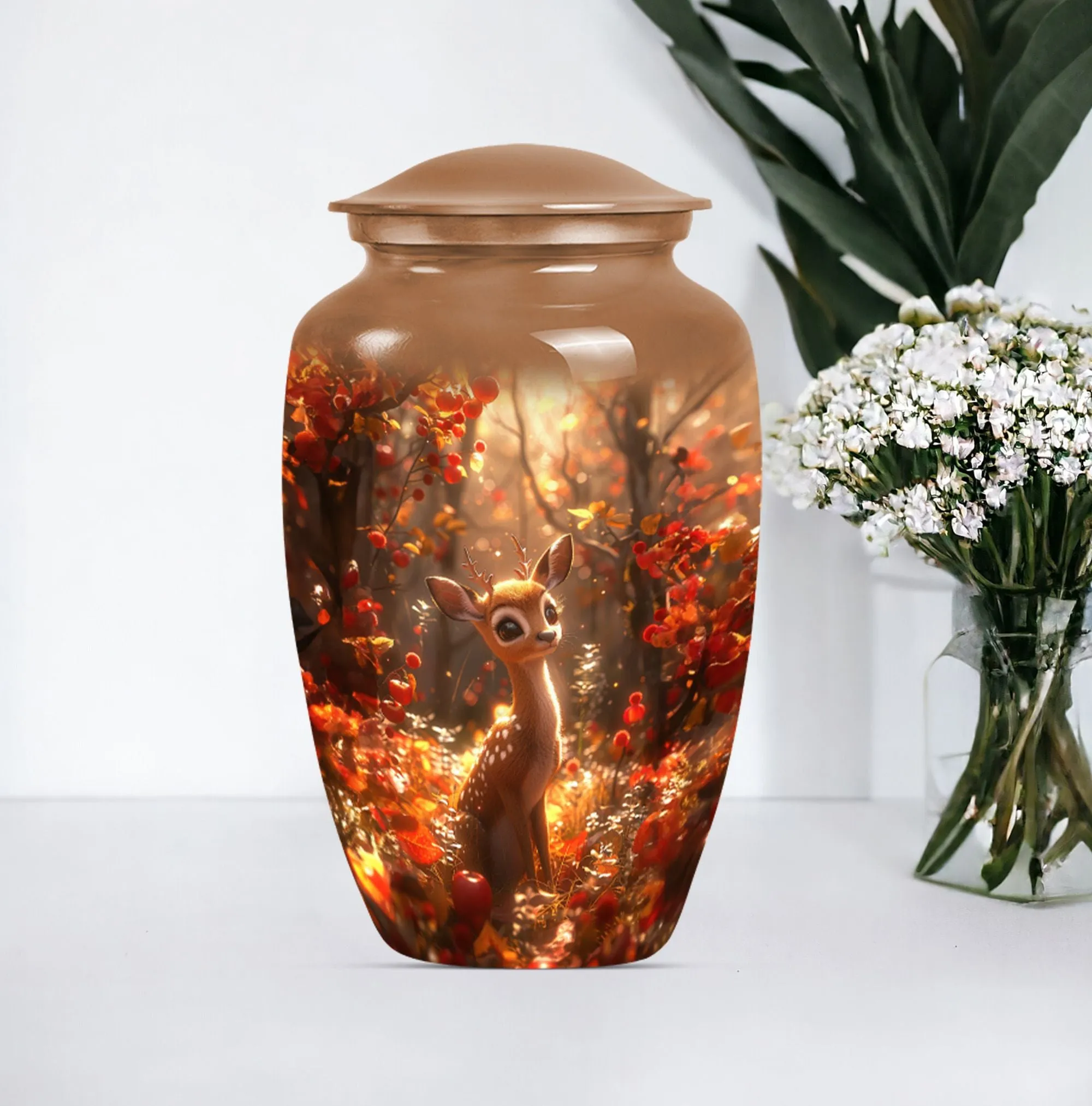 Deer Cremation Keepsake: Unforgettable Memorial Human Urn