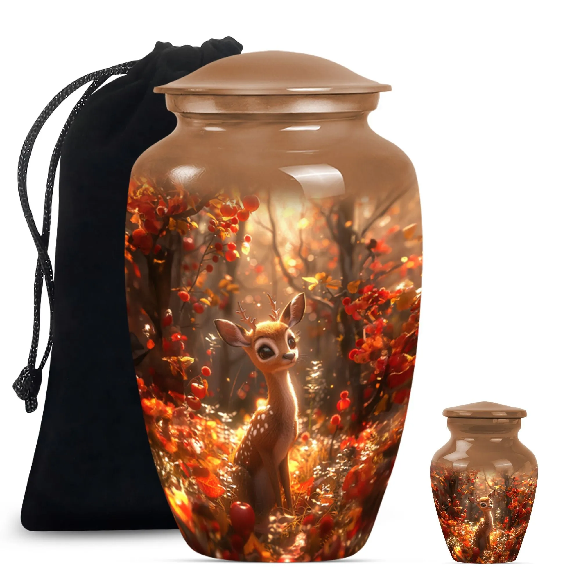 Deer Cremation Keepsake: Unforgettable Memorial Human Urn