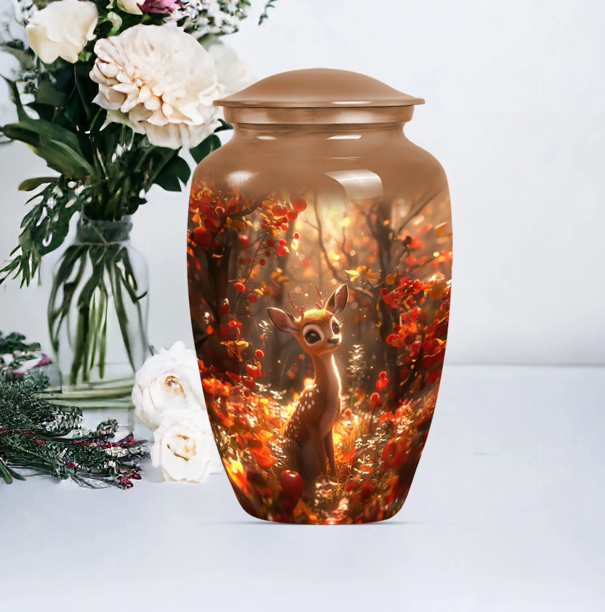 Deer Cremation Keepsake: Unforgettable Memorial Human Urn