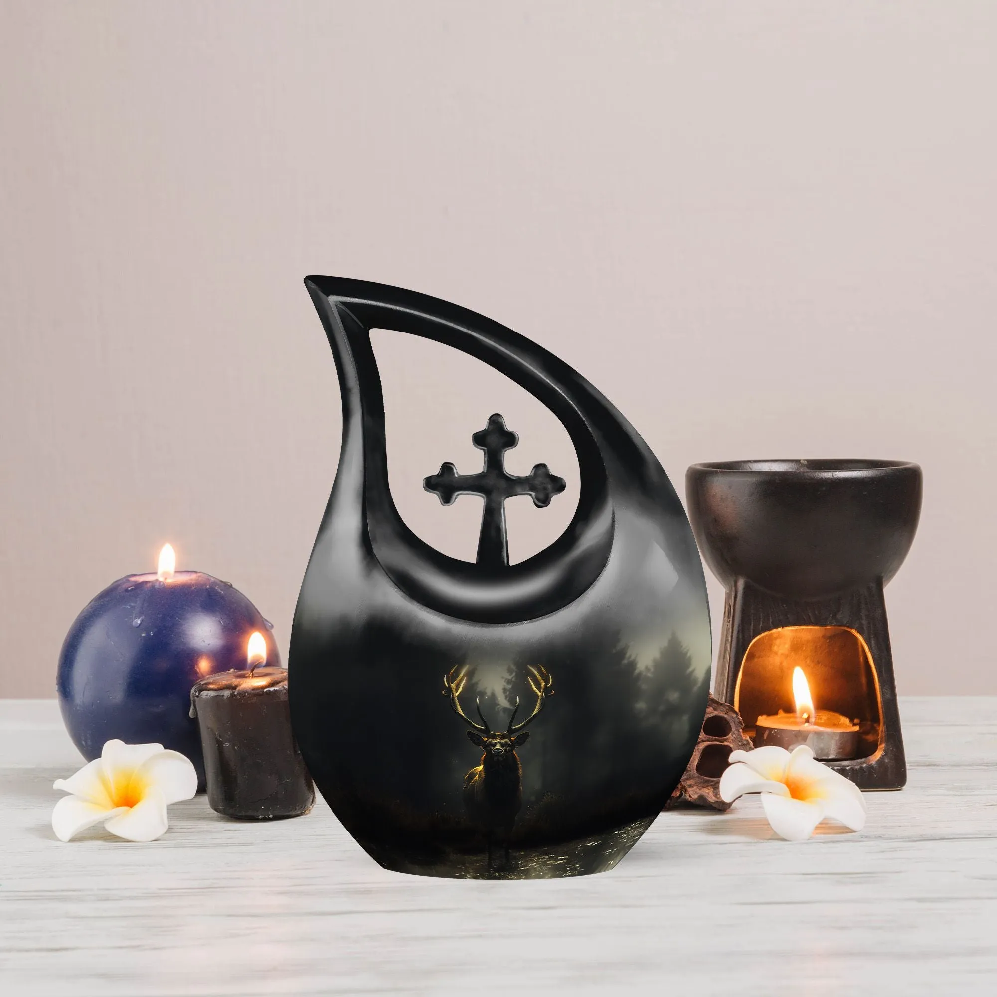 Deer Cremation Urn : Affordable Cremation Urn For Human Ashes
