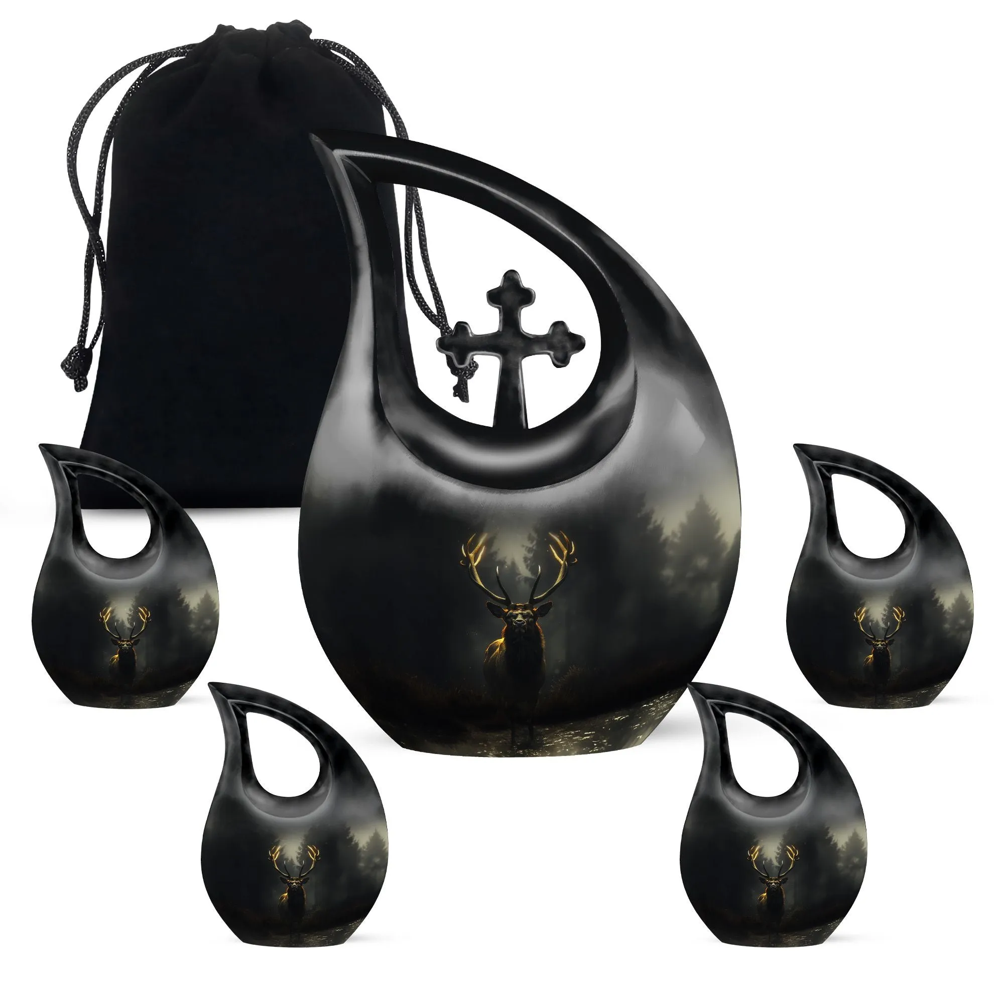Deer Cremation Urn : Affordable Cremation Urn For Human Ashes