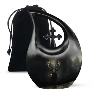 Deer Cremation Urn : Affordable Cremation Urn For Human Ashes