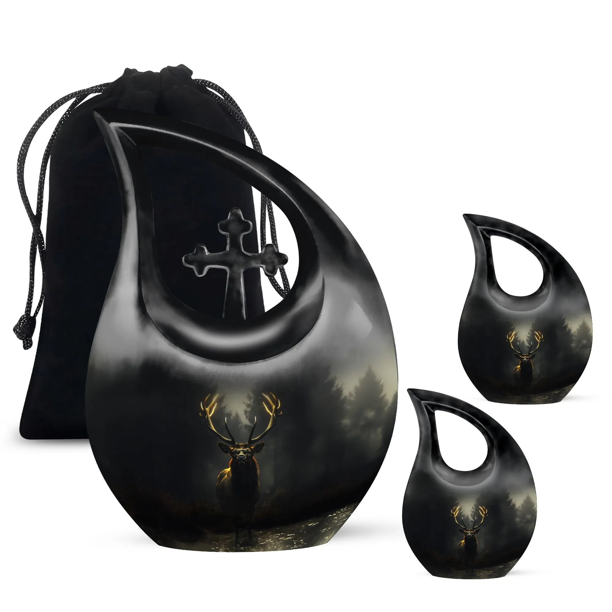 Deer Cremation Urn : Affordable Cremation Urn For Human Ashes