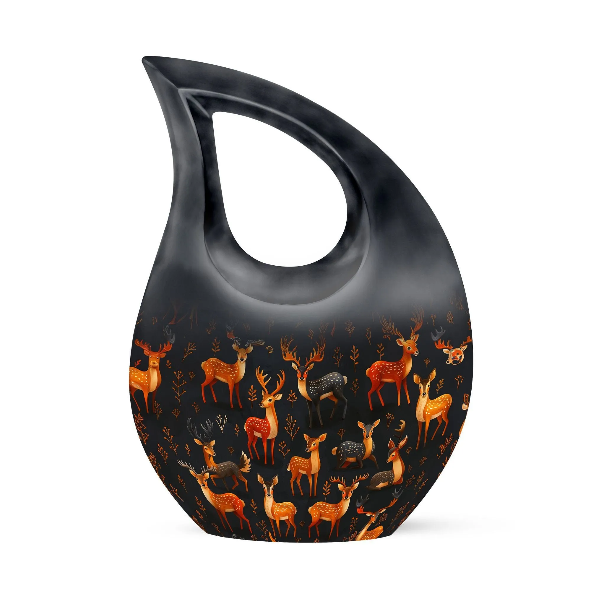 Deer Memorial Urn-Personalized Container For Ashes