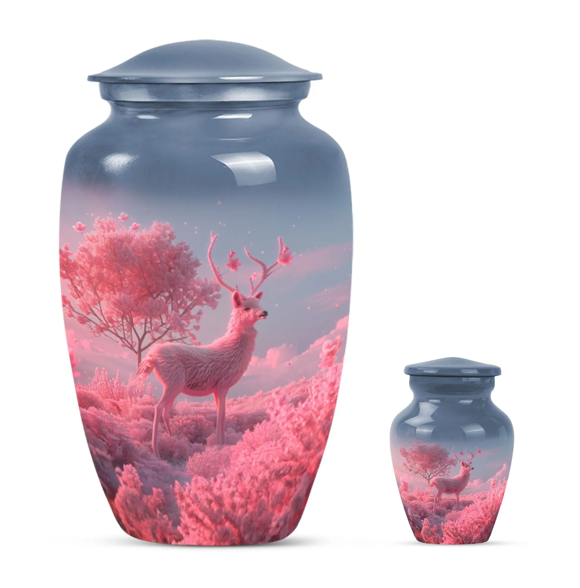 Deer Tribute Cremation Urn - A Classic Resting Place for Ashes