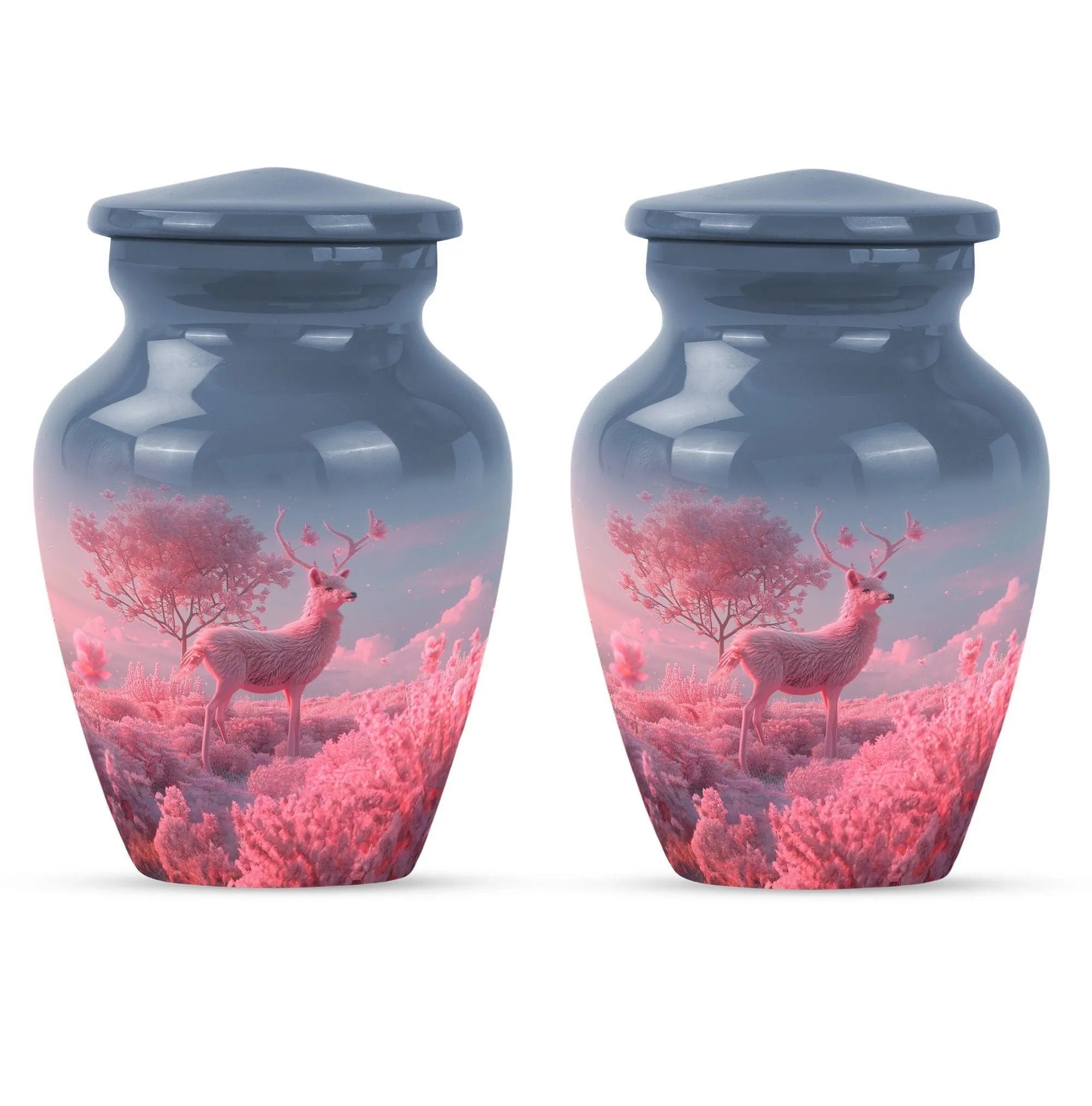 Deer Tribute Cremation Urn - A Classic Resting Place for Ashes