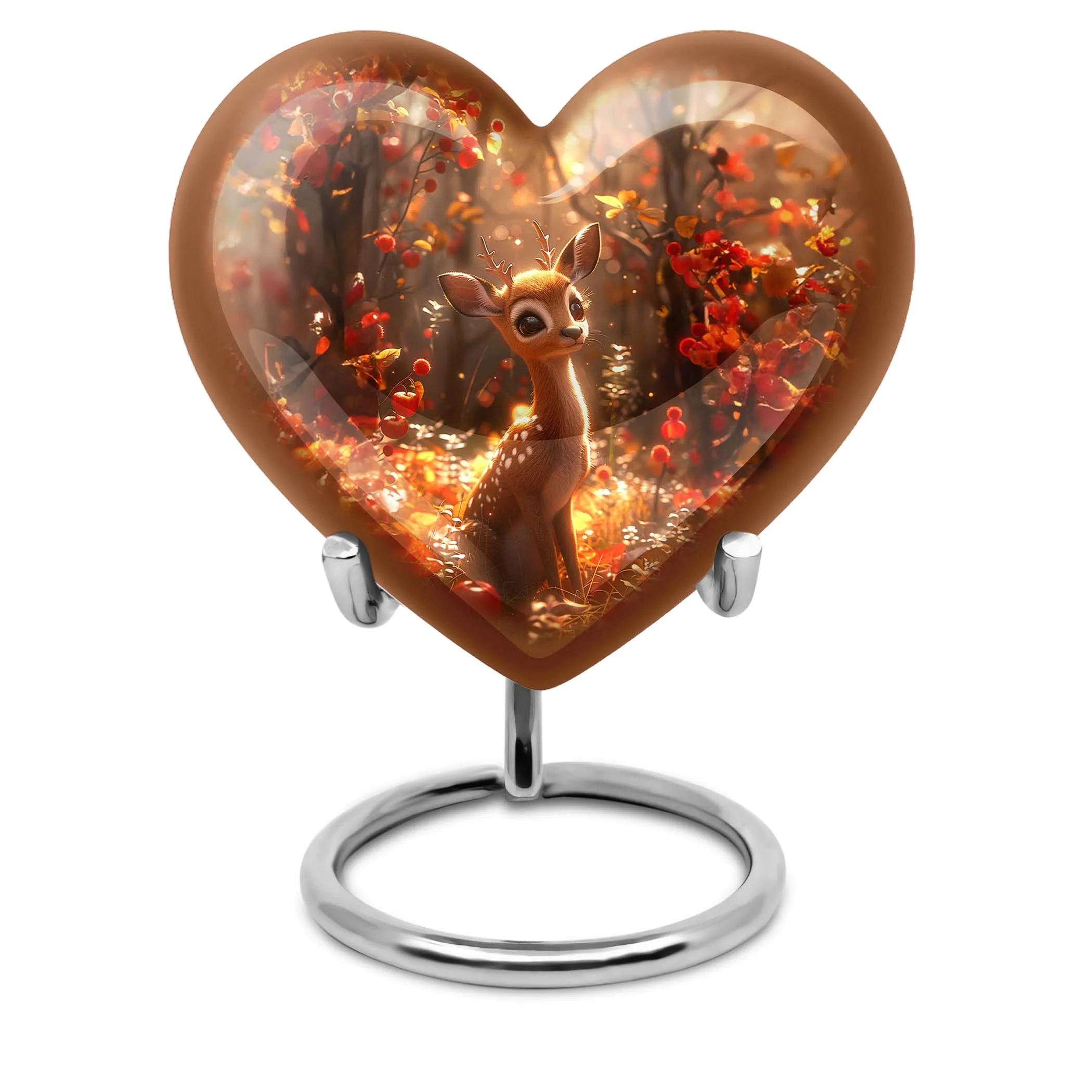 Deer Urn Serenity: Striking Memorial Human Urn for Ashes