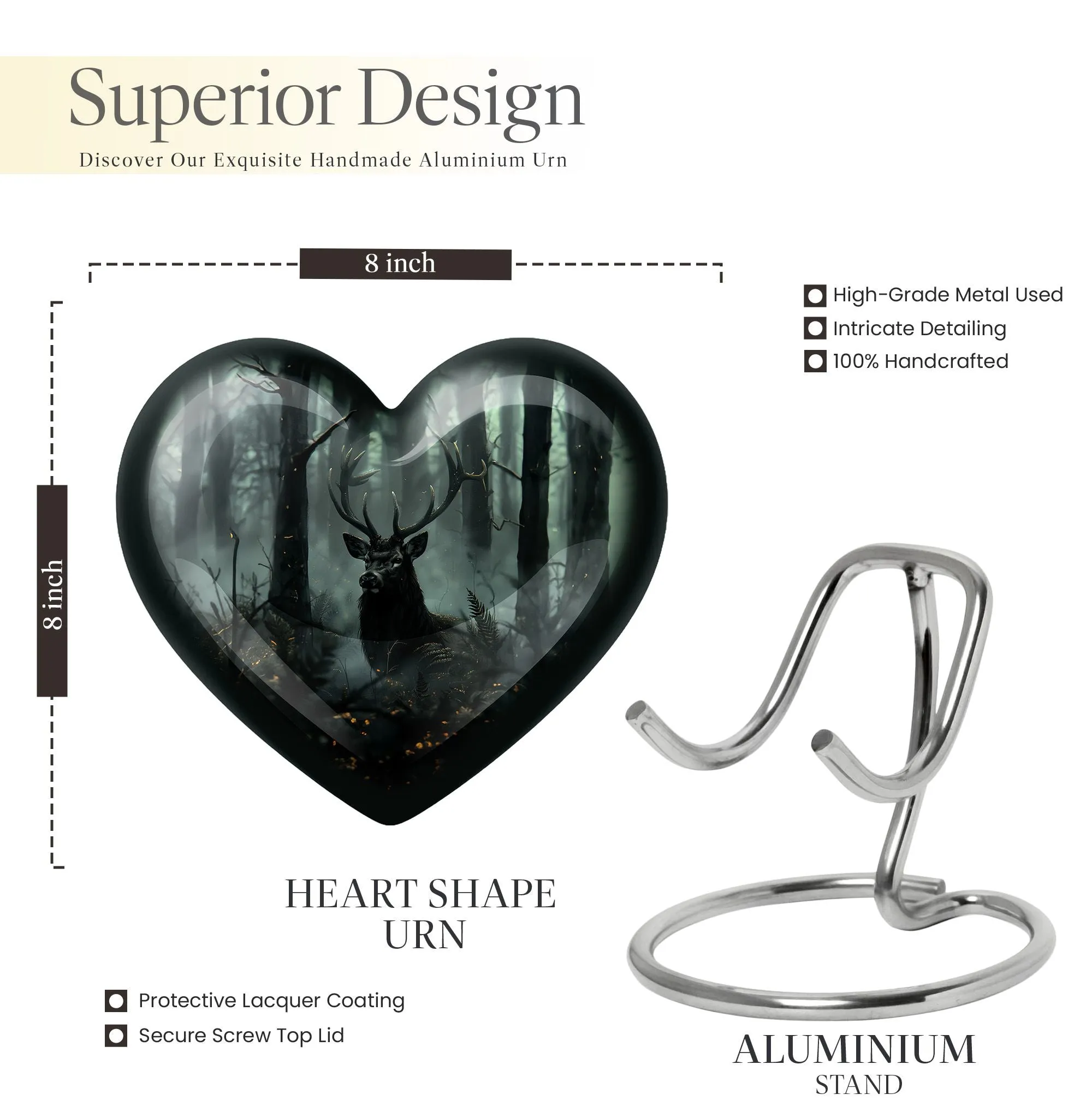 Deer Urn: Unique Burial Icon for Respectful Commemoration