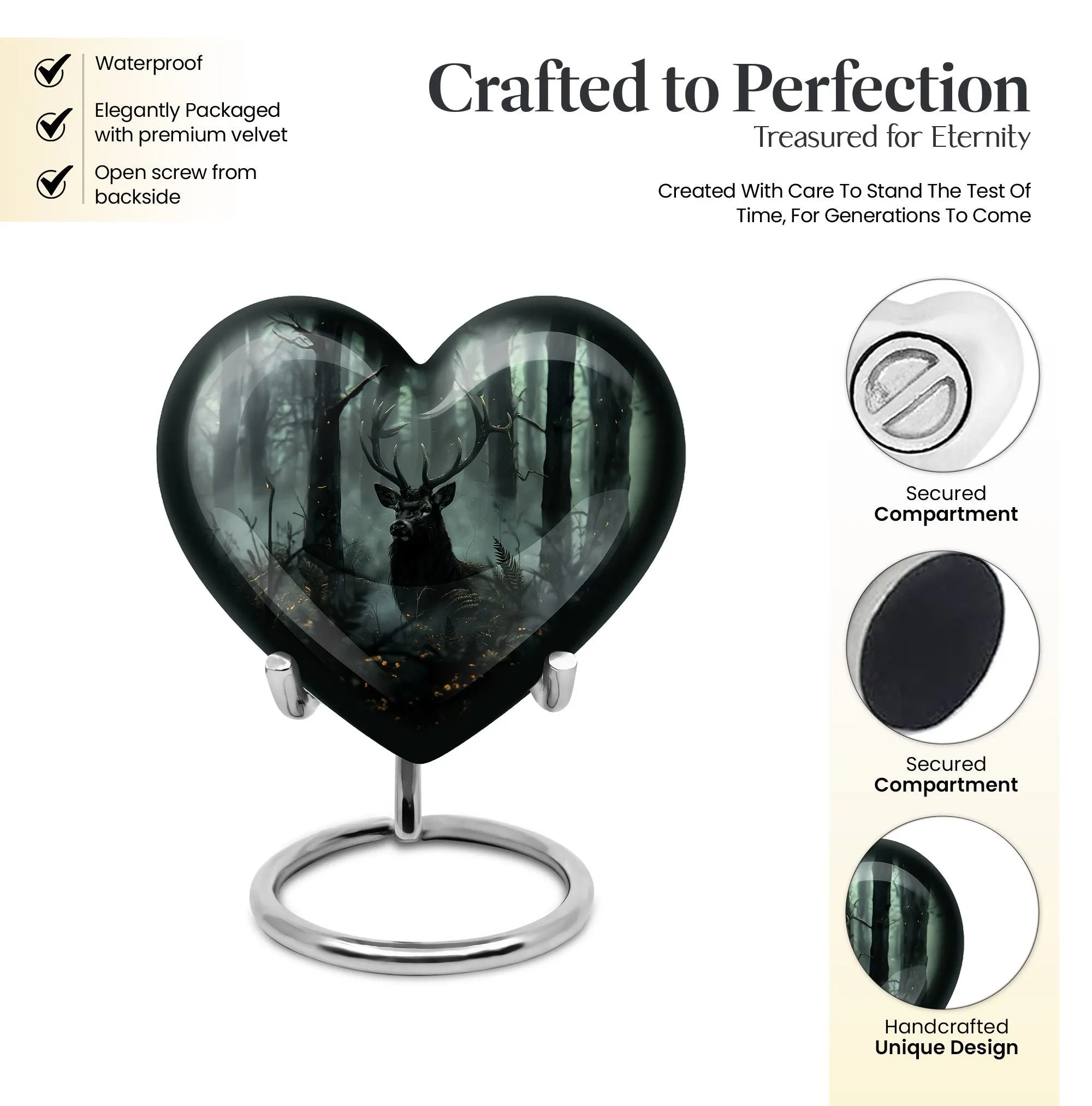 Deer Urn: Unique Burial Icon for Respectful Commemoration