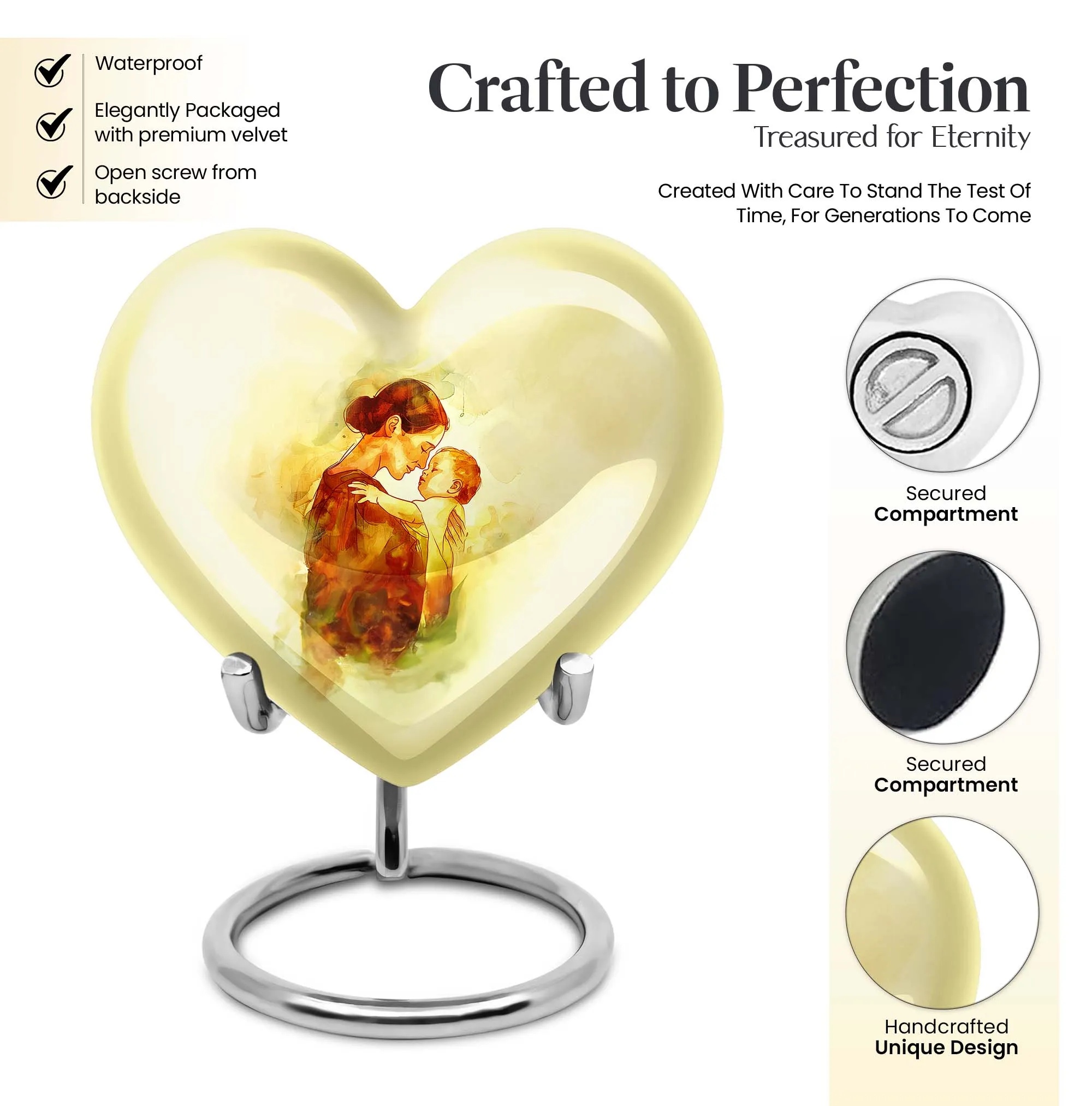Distinctive Cremation Memorial Urn for Loved Ones
