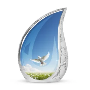 Dove Sanctuary: Elegant Adult Cremation Urn For Cherished Memories