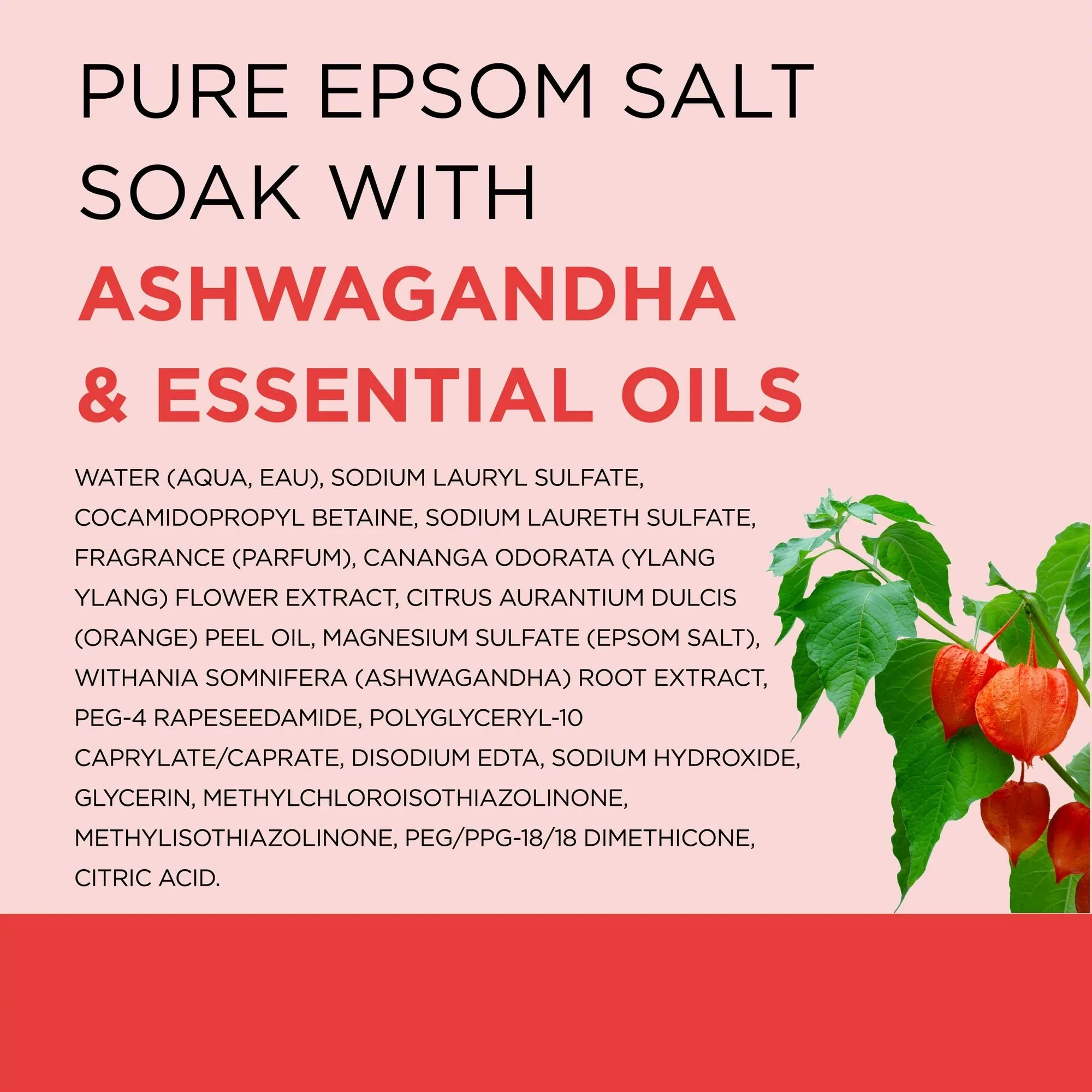 Dr Teal's Foaming Bath with Pure Epsom Salt Calm Your Mind with Ashwagandha. 34 oz