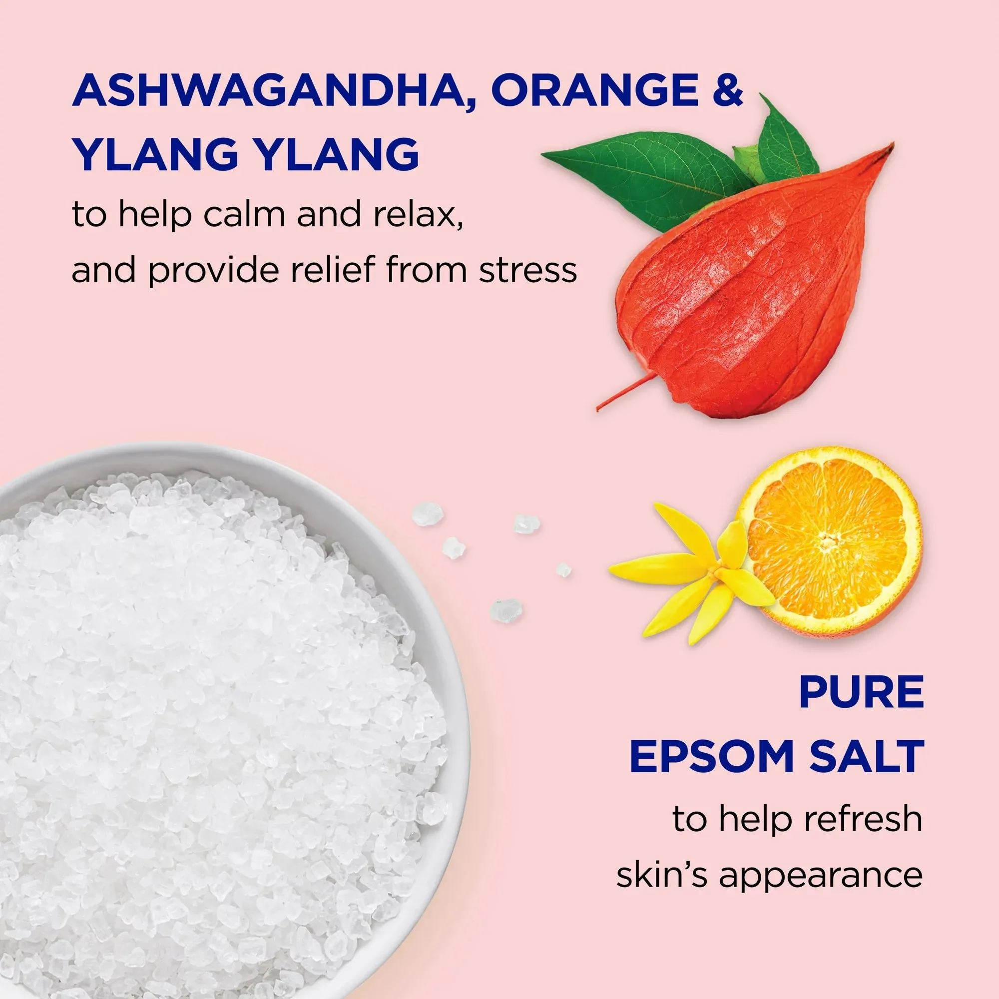 Dr Teal's Foaming Bath with Pure Epsom Salt Calm Your Mind with Ashwagandha. 34 oz