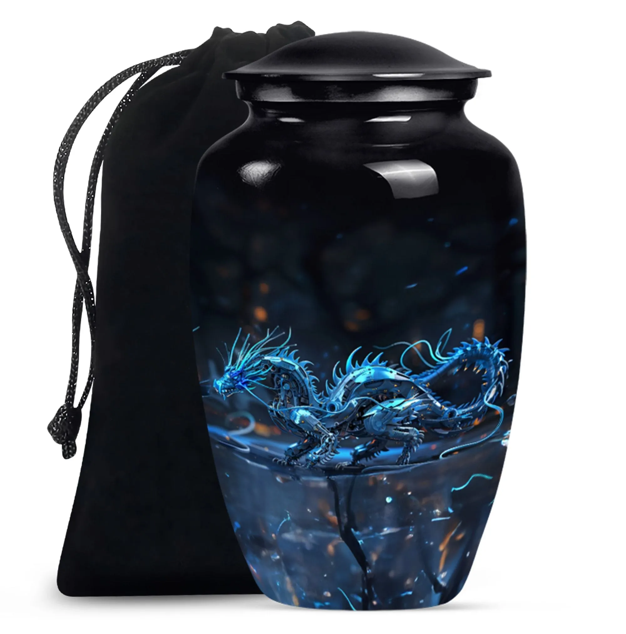 Dragon Embrace: Timeless Cremation Urn for Cherished Memories
