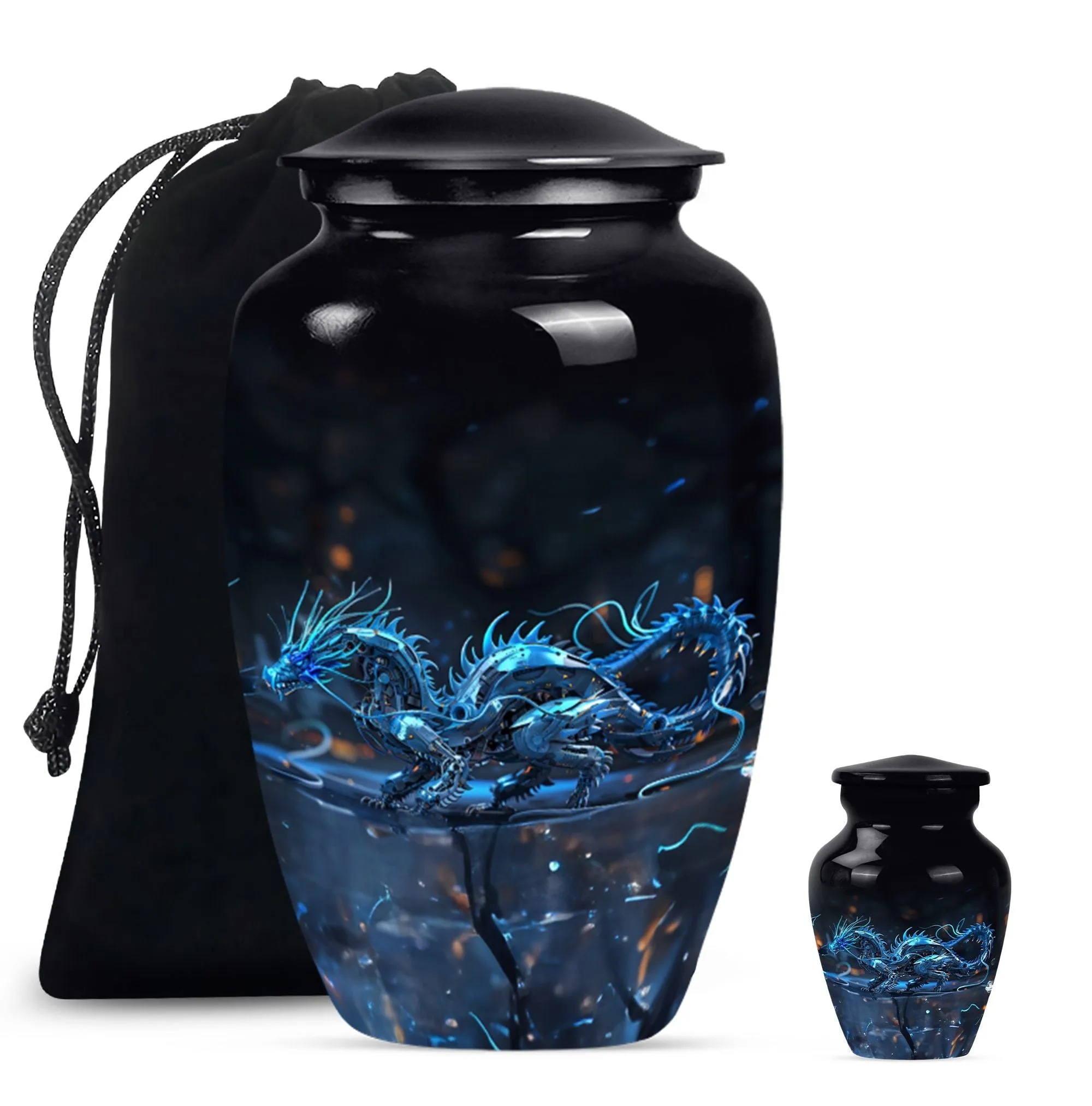 Dragon Embrace: Timeless Cremation Urn for Cherished Memories