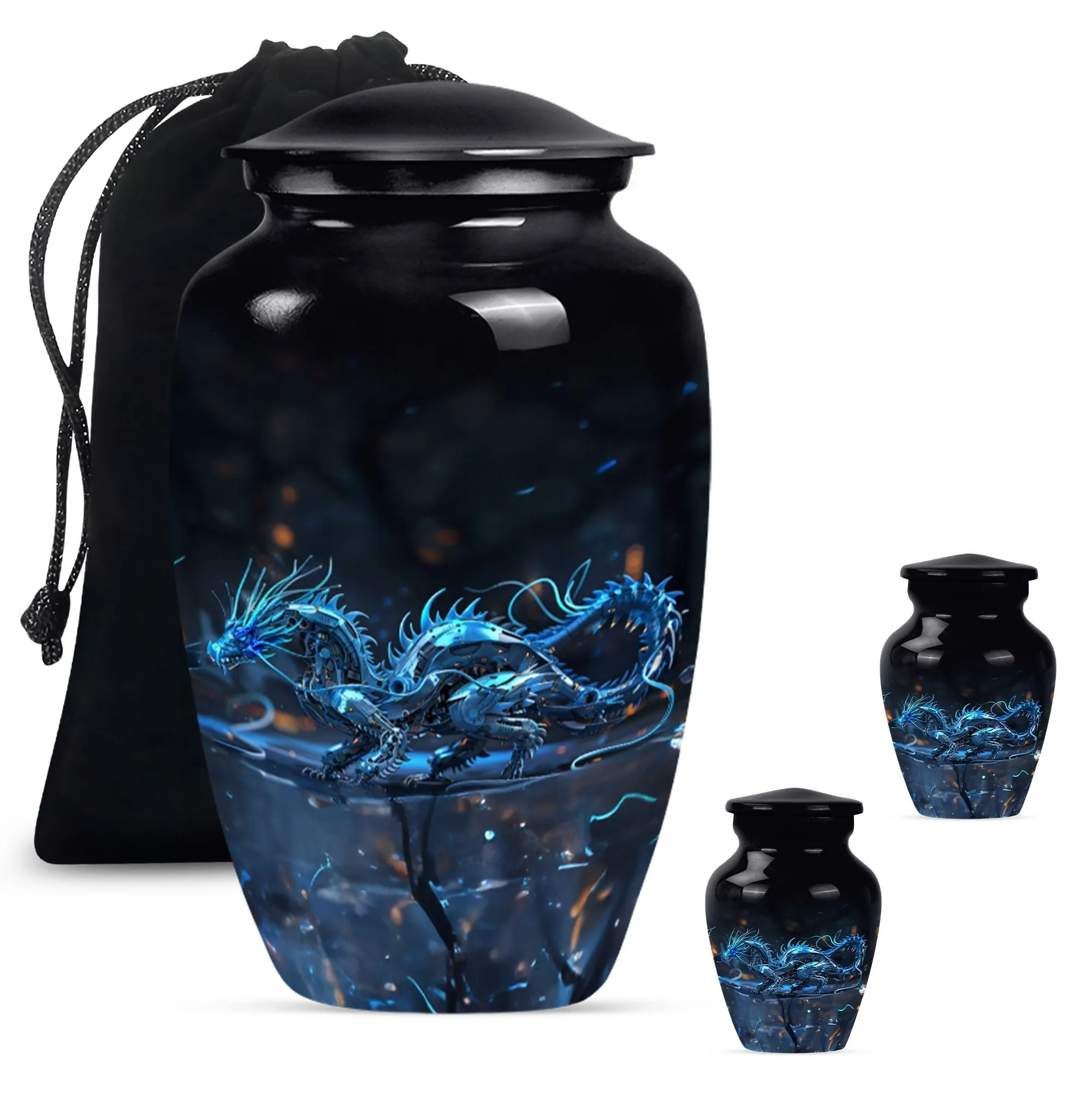 Dragon Embrace: Timeless Cremation Urn for Cherished Memories