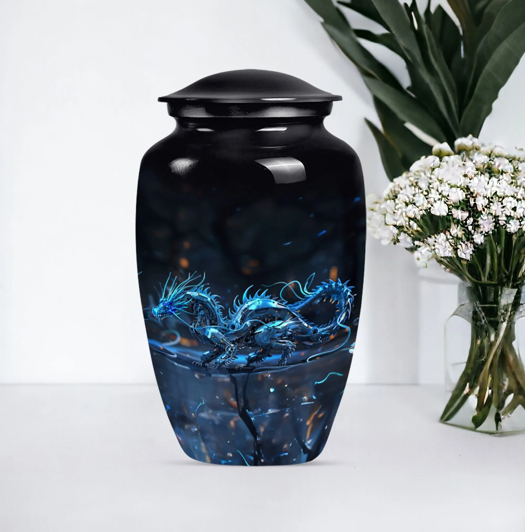 Dragon Embrace: Timeless Cremation Urn for Cherished Memories