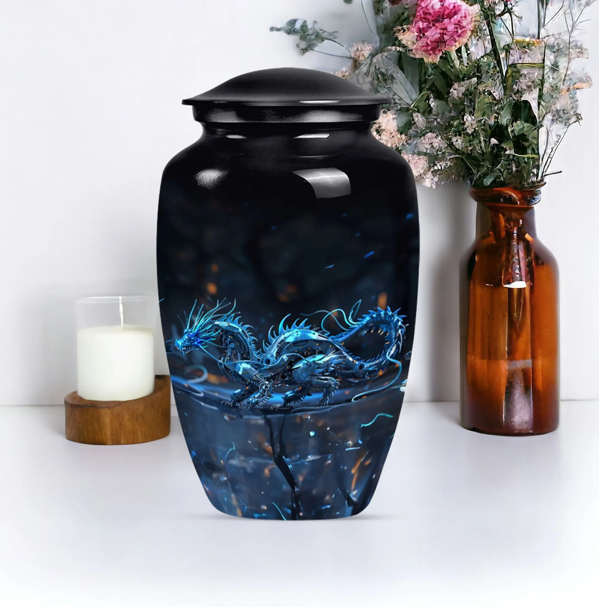Dragon Embrace: Timeless Cremation Urn for Cherished Memories