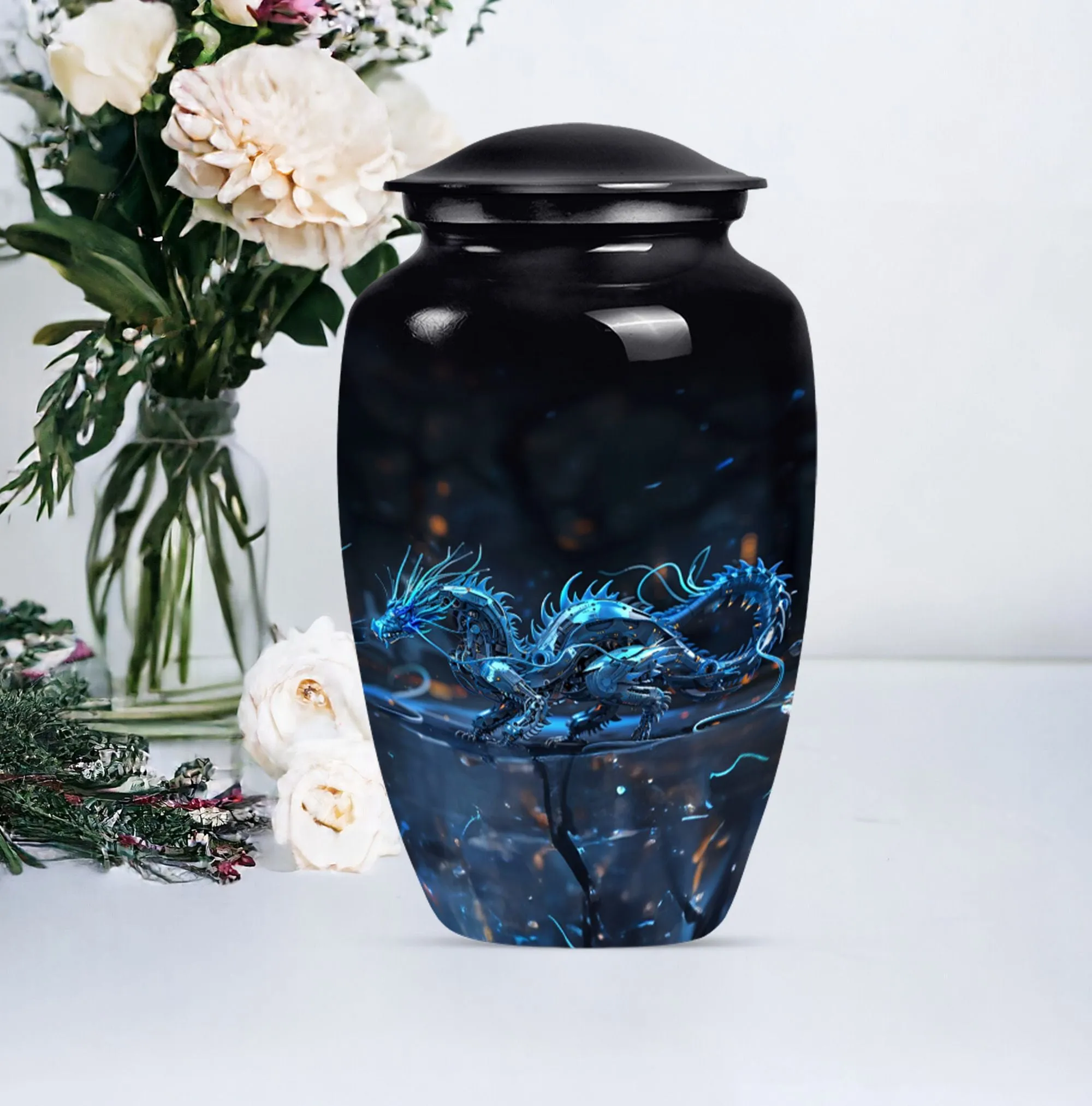 Dragon Embrace: Timeless Cremation Urn for Cherished Memories