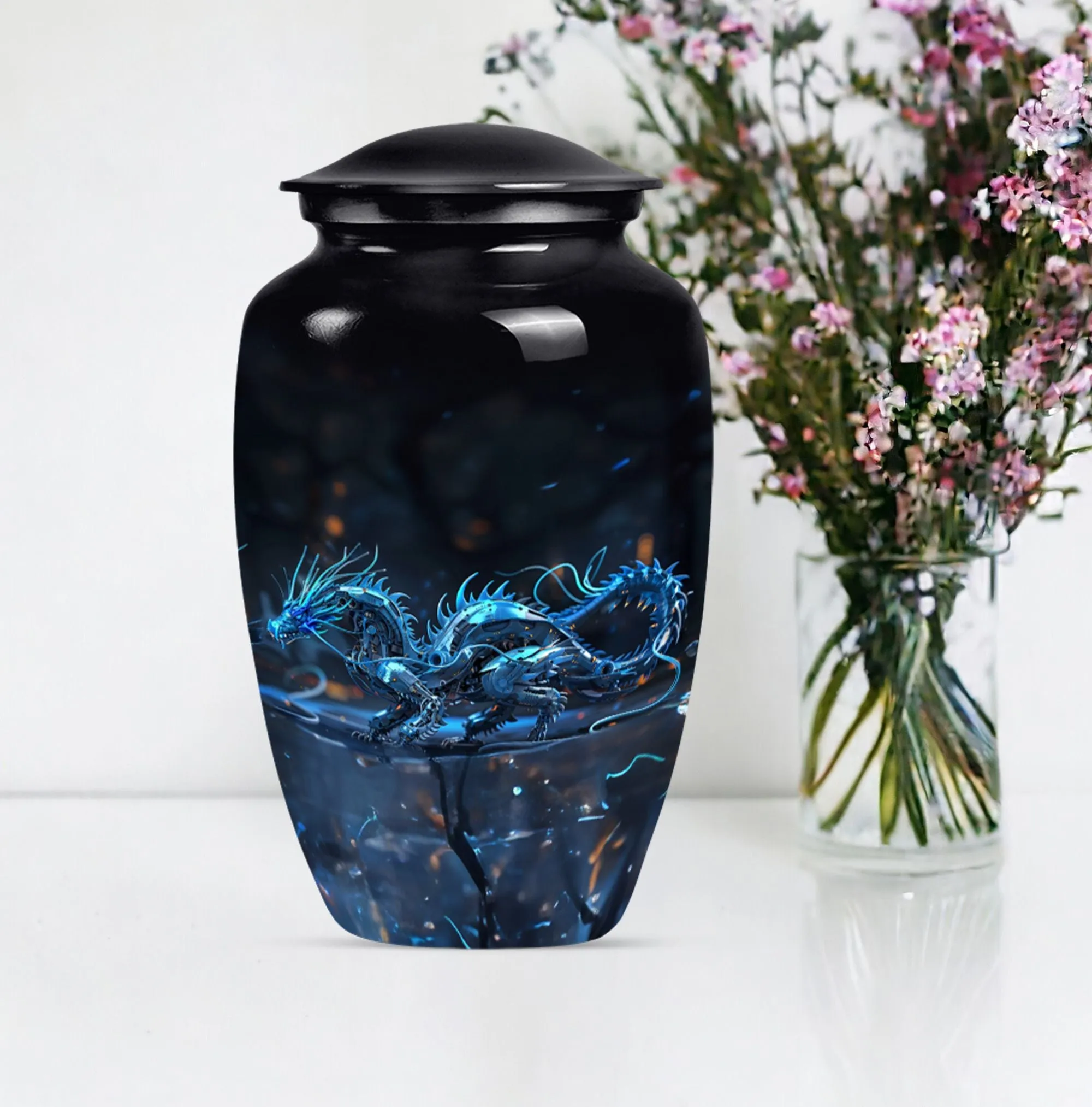Dragon Embrace: Timeless Cremation Urn for Cherished Memories