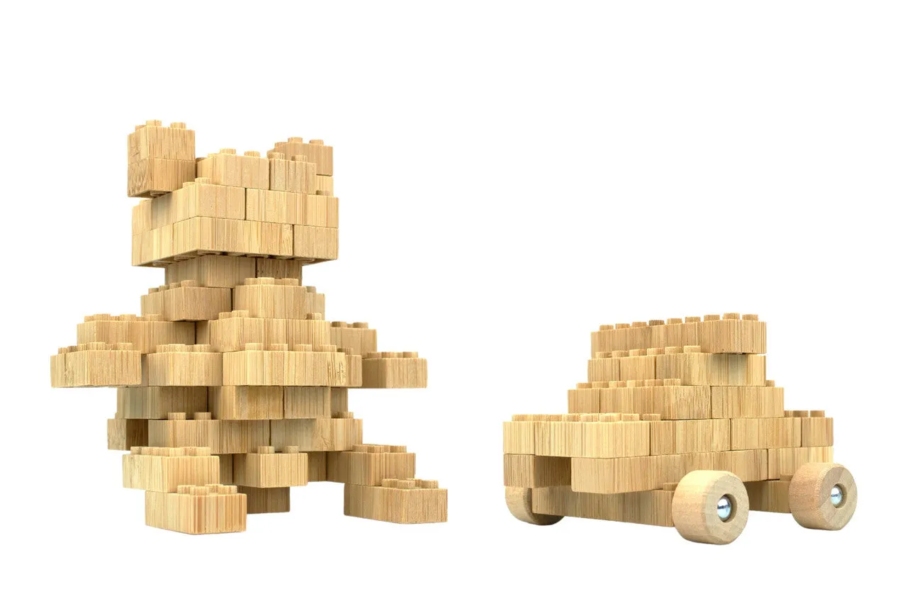 Eco-bricks- 145 Piece Bamboo