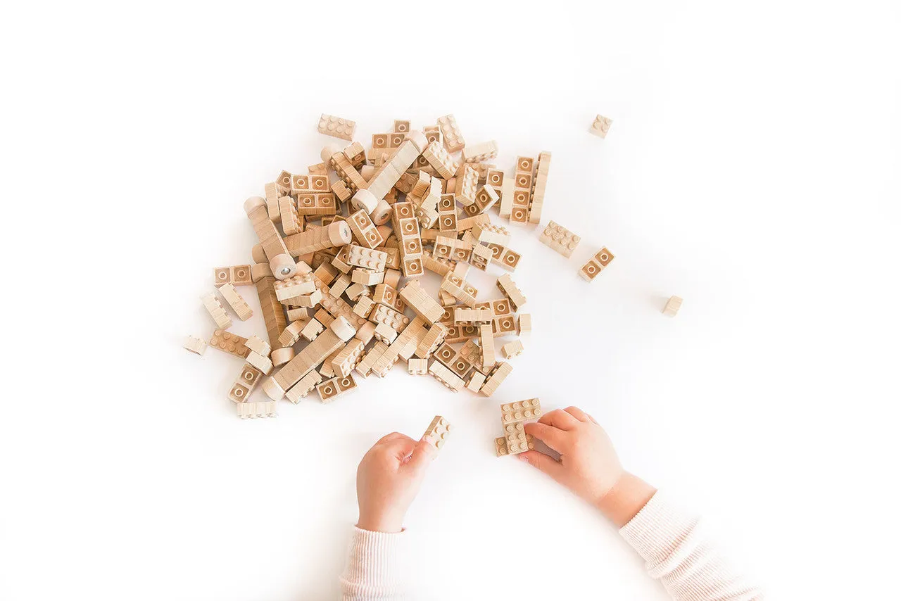 Eco-bricks- 145 Piece Bamboo