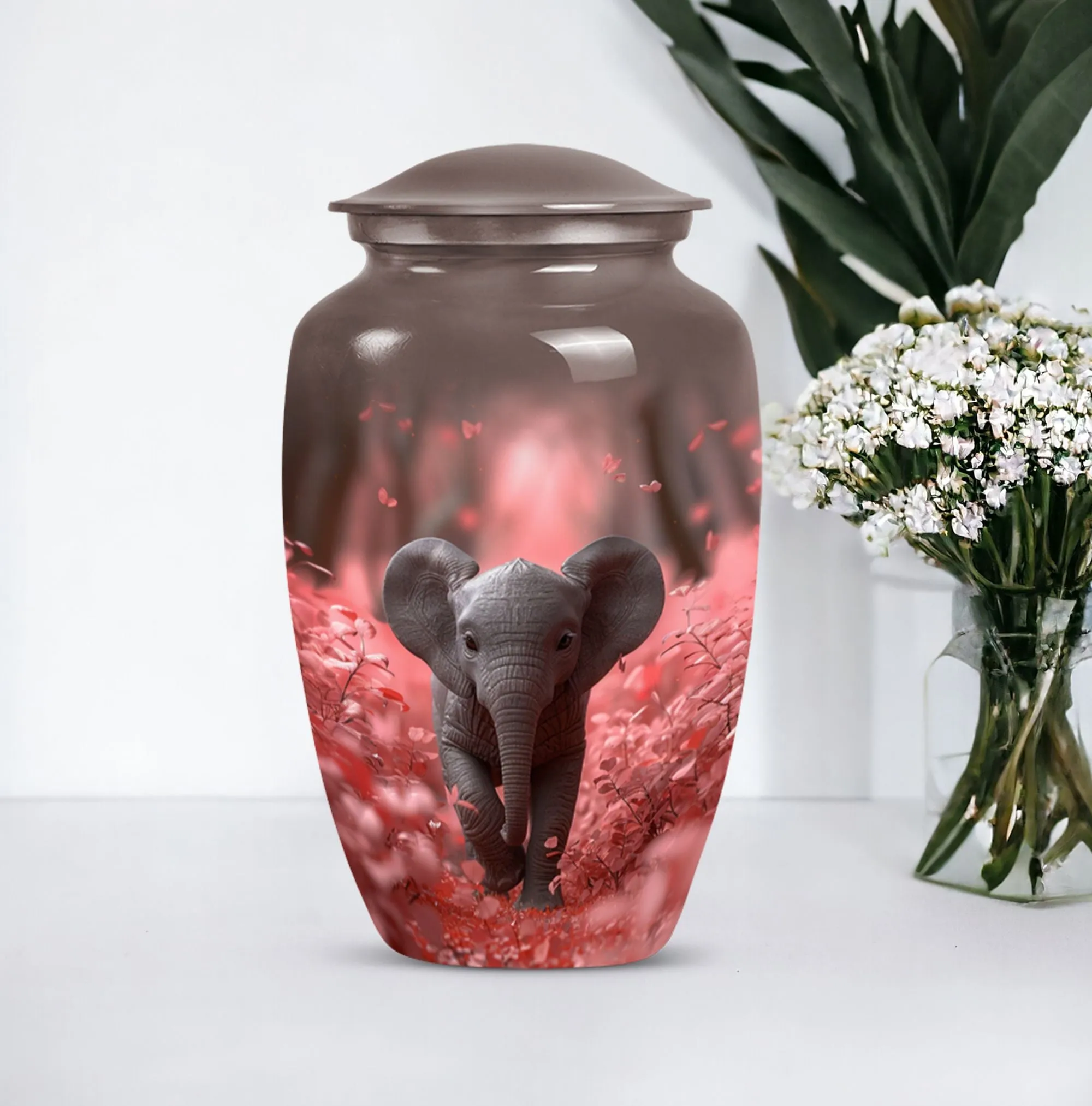 Elephant Cherished Memories Cremation Keepsake for Lasting Legacy