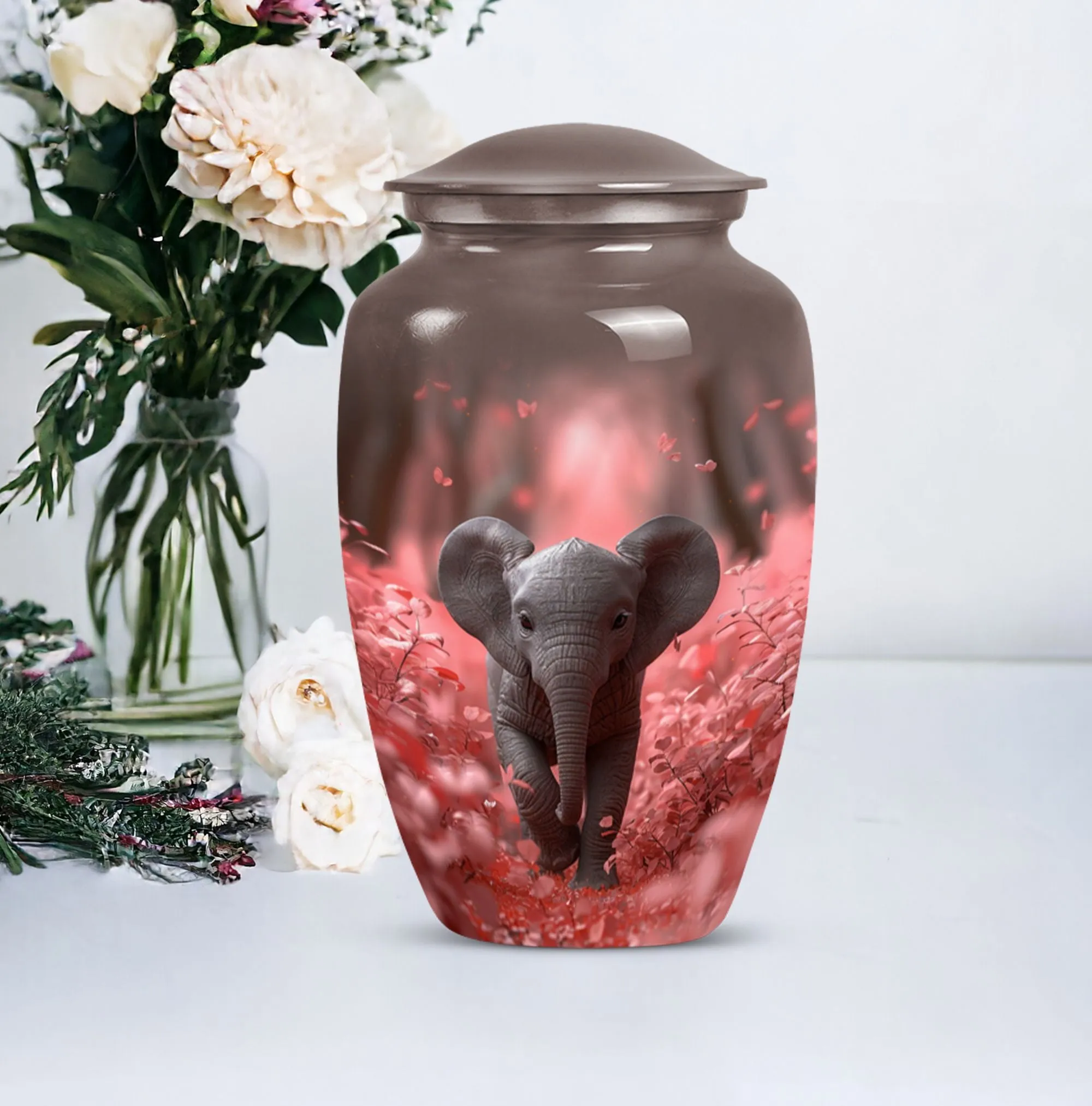 Elephant Cherished Memories Cremation Keepsake for Lasting Legacy