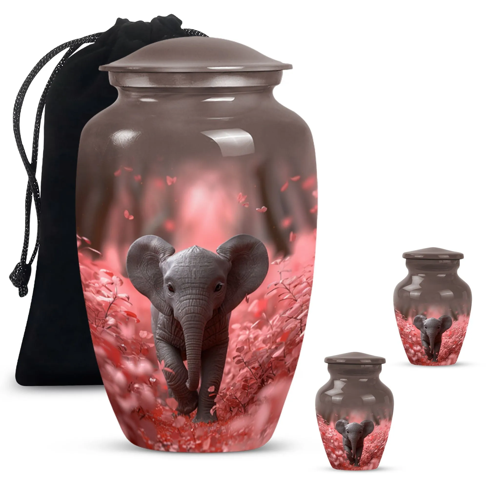 Elephant Cherished Memories Cremation Keepsake for Lasting Legacy