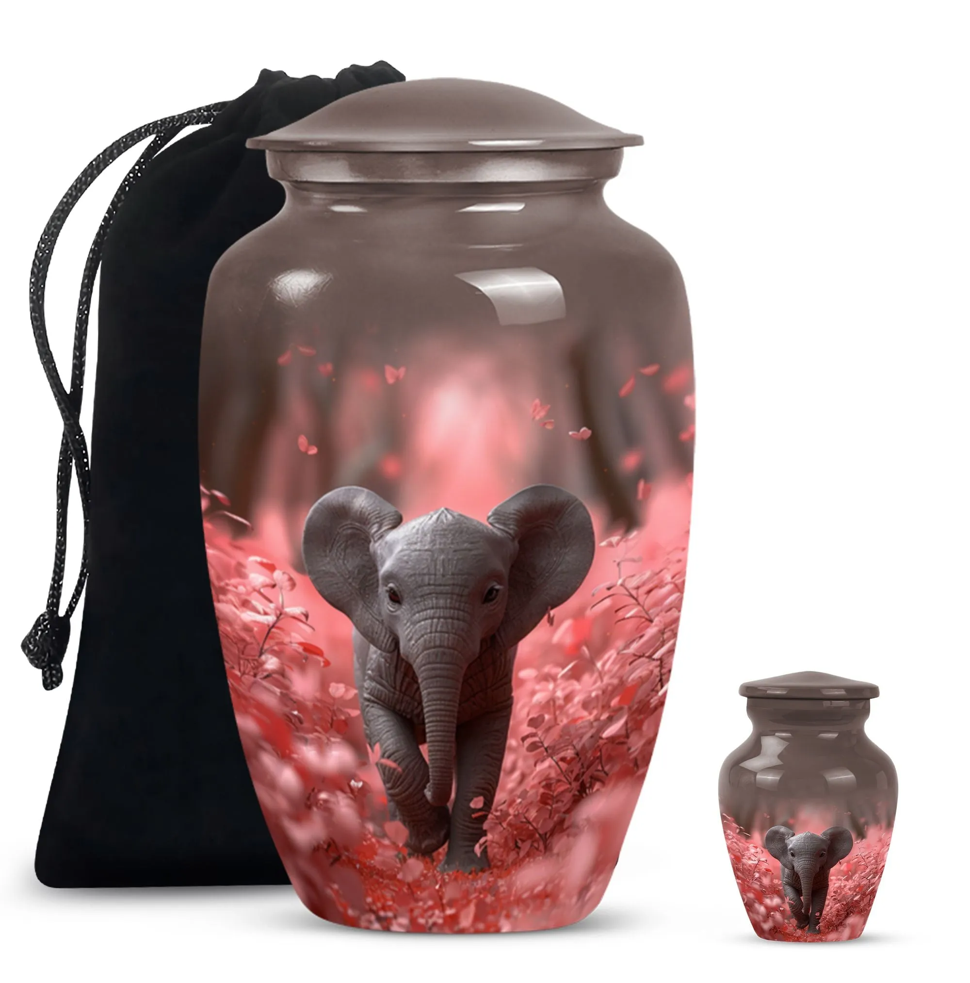 Elephant Cherished Memories Cremation Keepsake for Lasting Legacy