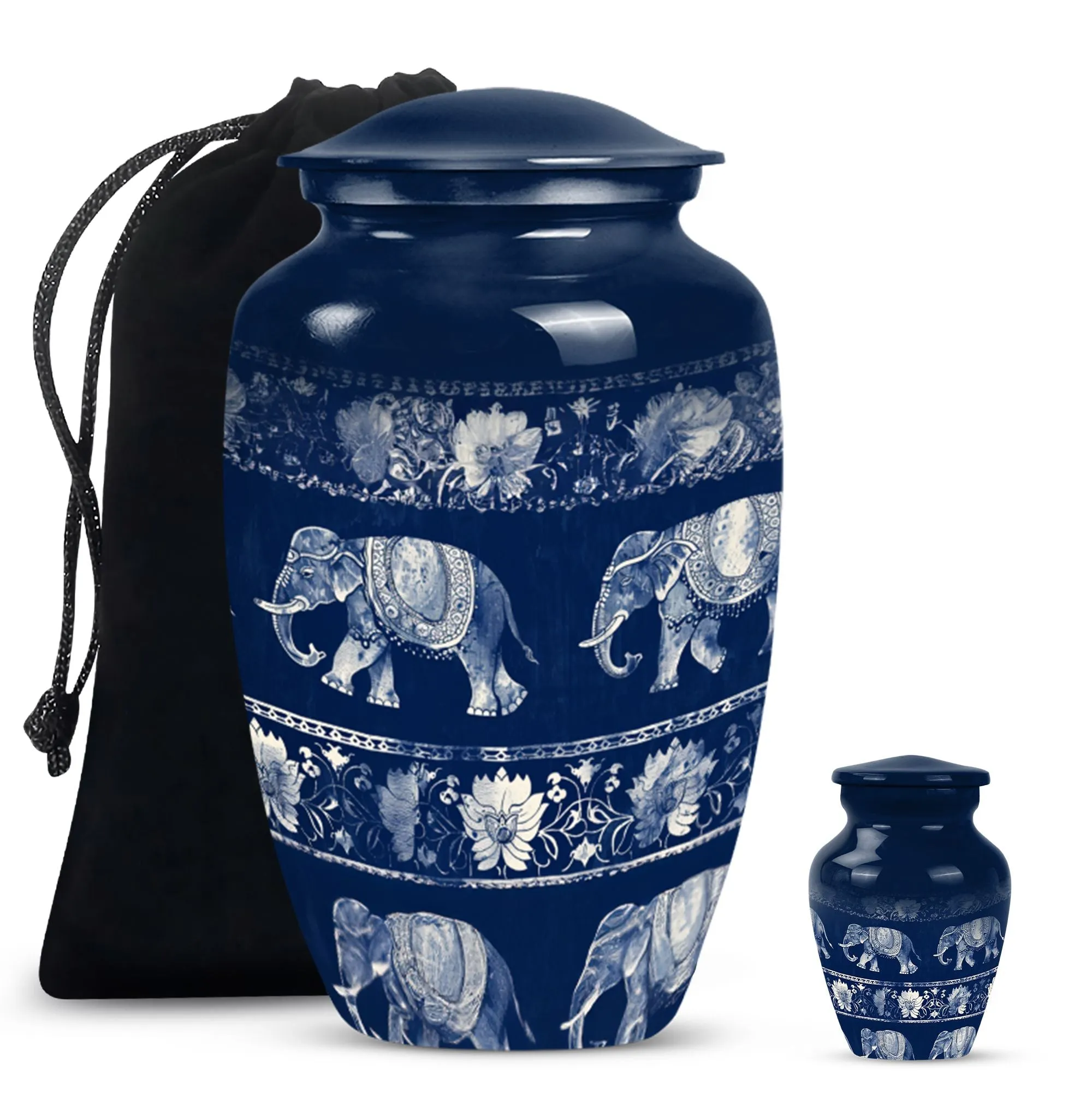 Elephant Family Memorial Urn, Sublime Resting Place