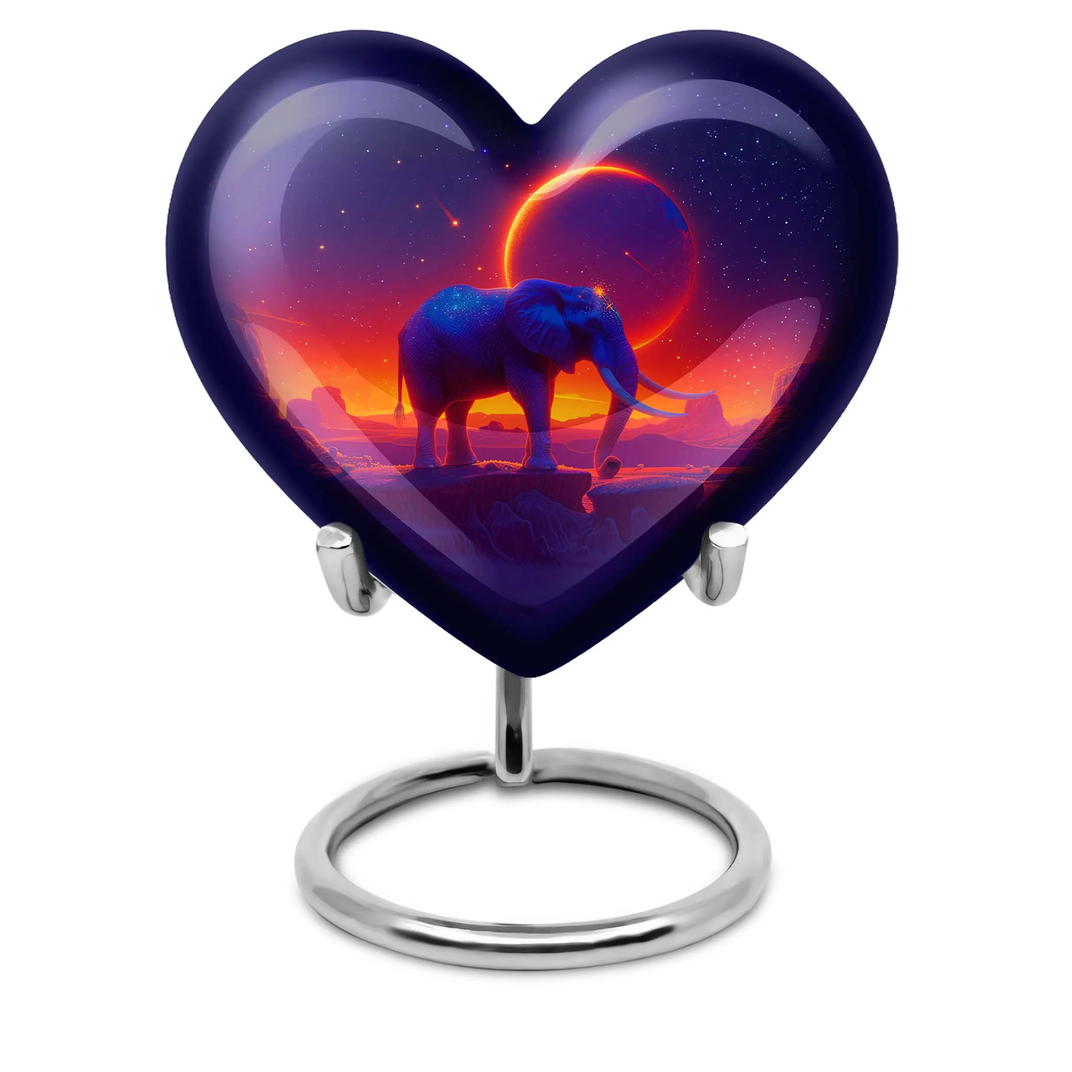 Elephant Memorial Keepsake for Cherished Adults, A Dignified Tribute