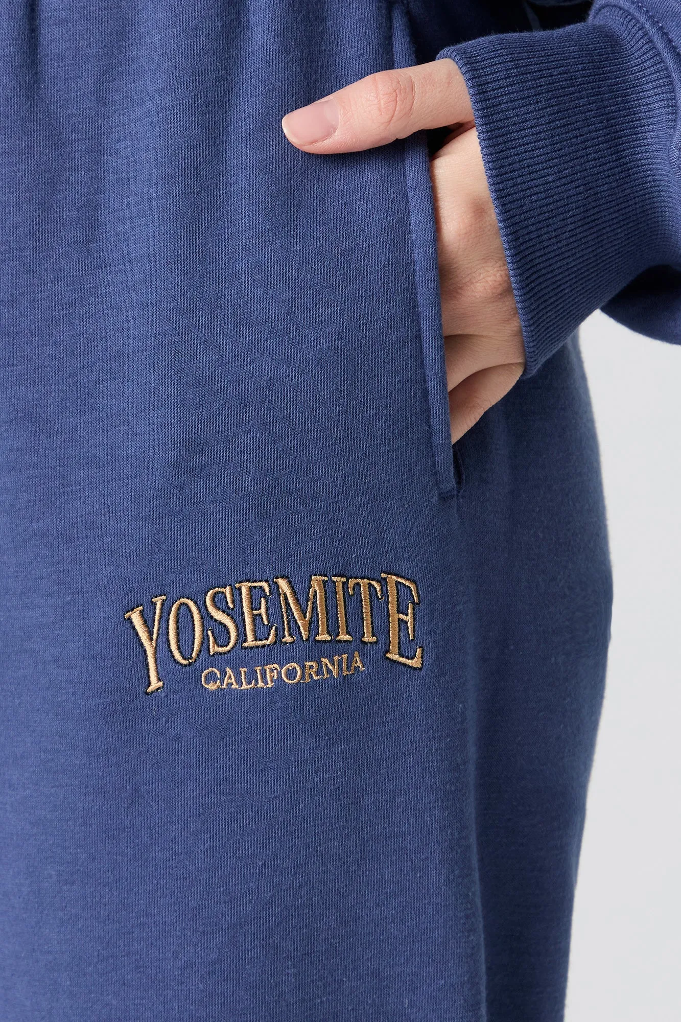 Embroidered Fleece Jogger